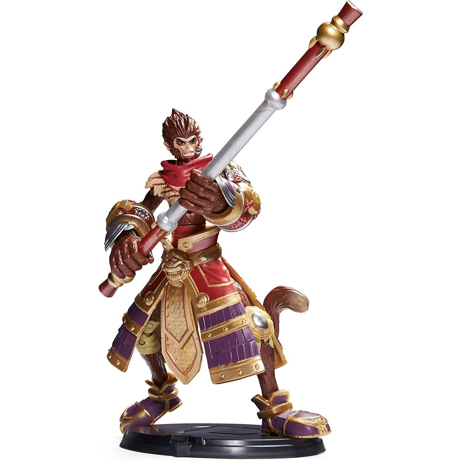 League of Legends, 6-Inch Wukong Collectible Figure with Premium Details and Enchanted Staff Accessory, Champion Collection - BumbleToys - 5-7 Years, Boys, Characters, collectible, collectors, EXO, Figures, LEAGUE OF LEGENDS, Pre-Order