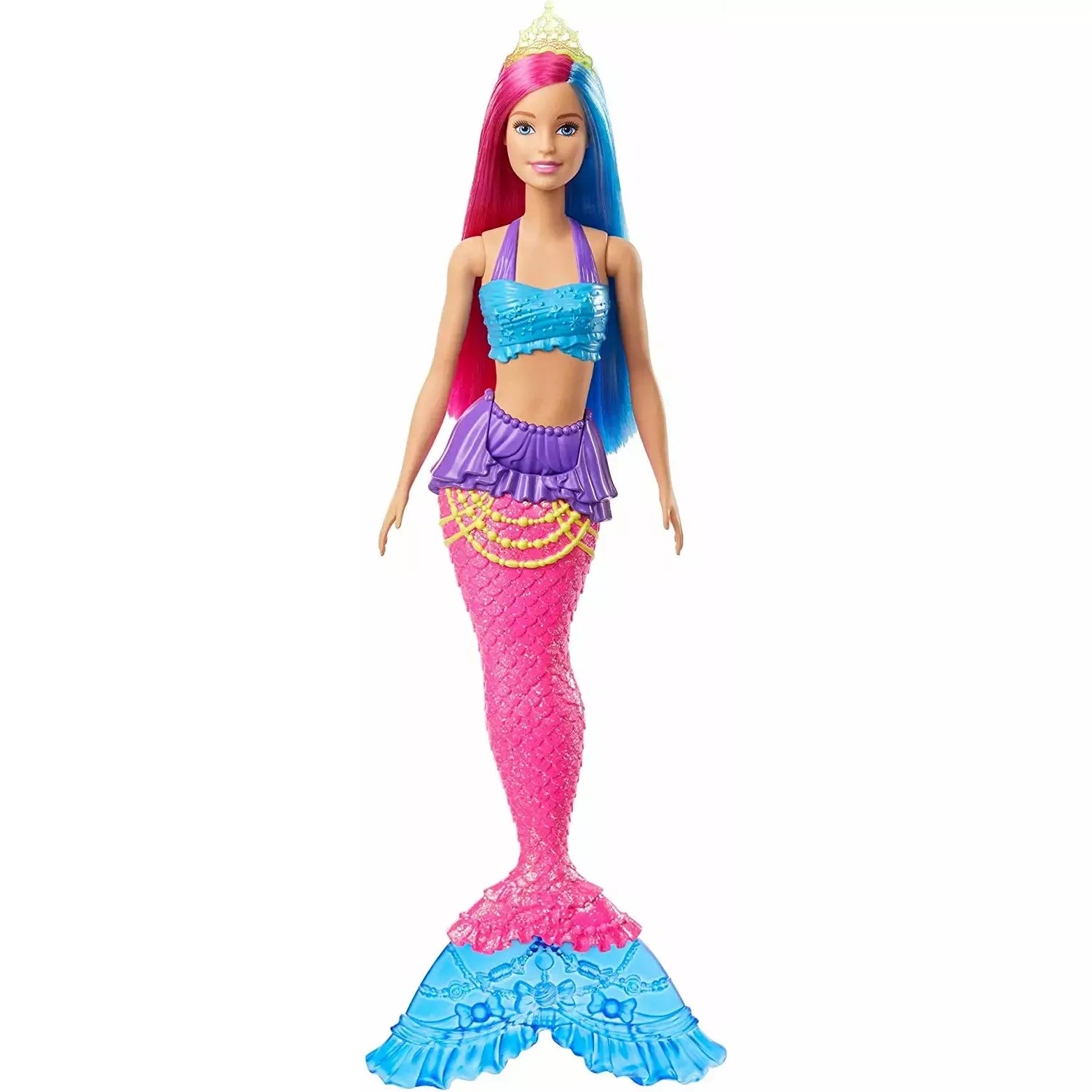 Barbie Dreamtopia Mermaid Doll, 12-inch, Pink and Blue Hair - BumbleToys - 5-7 Years, Barbie, Fashion Dolls & Accessories, Girls, Mermaid, Pre-Order