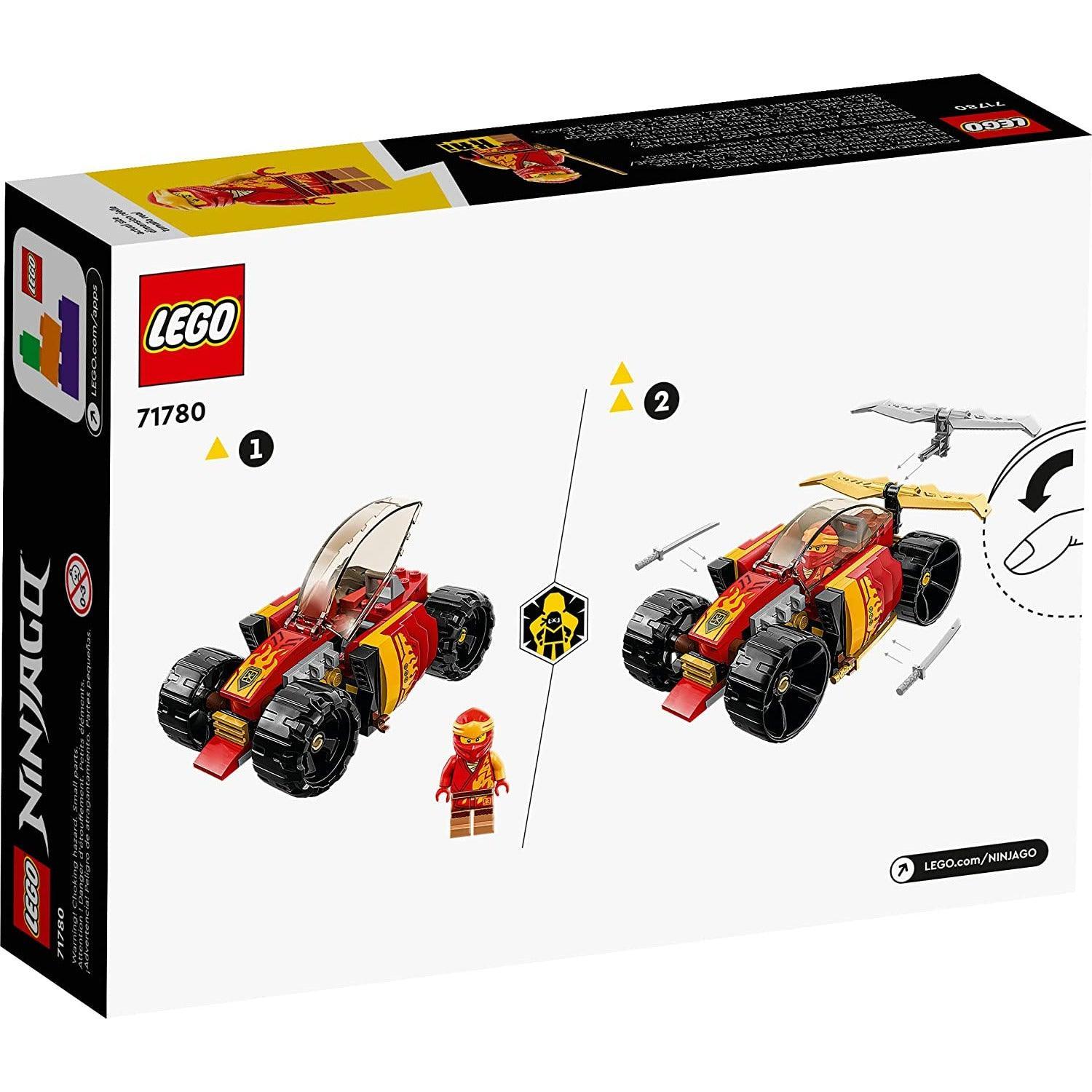 LEGO NINJAGO Kai’s Ninja Race Car EVO 71780 Building Toy Set for Kids, Boys, and Girls Ages 6+ (94 Pieces) - BumbleToys - 5-7 Years, Boys, LEGO, Ninjago, OXE