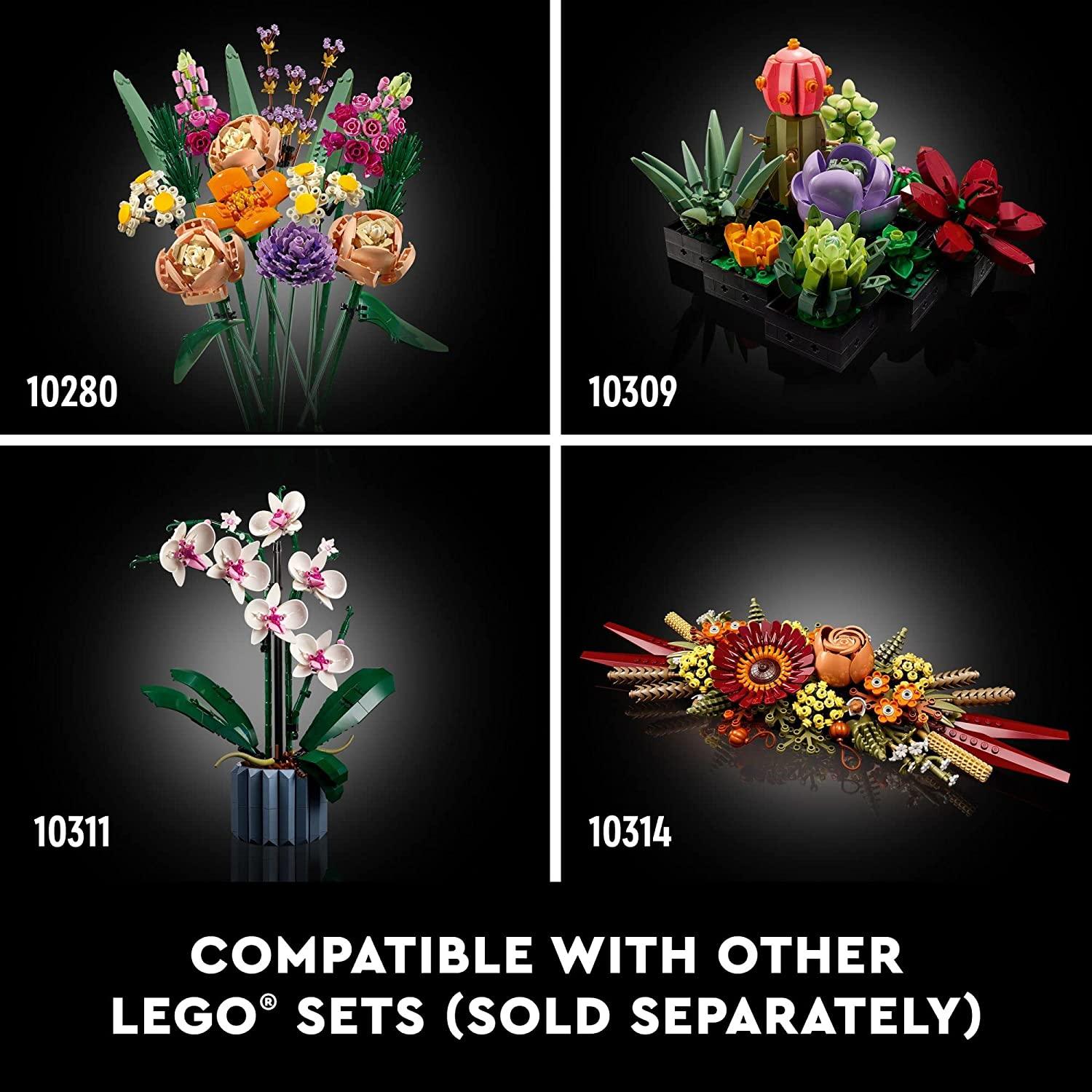 LEGO Icons Wildflower Bouquet 10313 Artificial Flowers with Poppies and Lavender, Valentines Day Gift for Adults, Unique Home Décor, Botanical Collection (939 Pieces) - BumbleToys - 14 Years & Up, 8+ Years, Girls, Icons, LEGO, OXE, Pre-Order, Wildflower