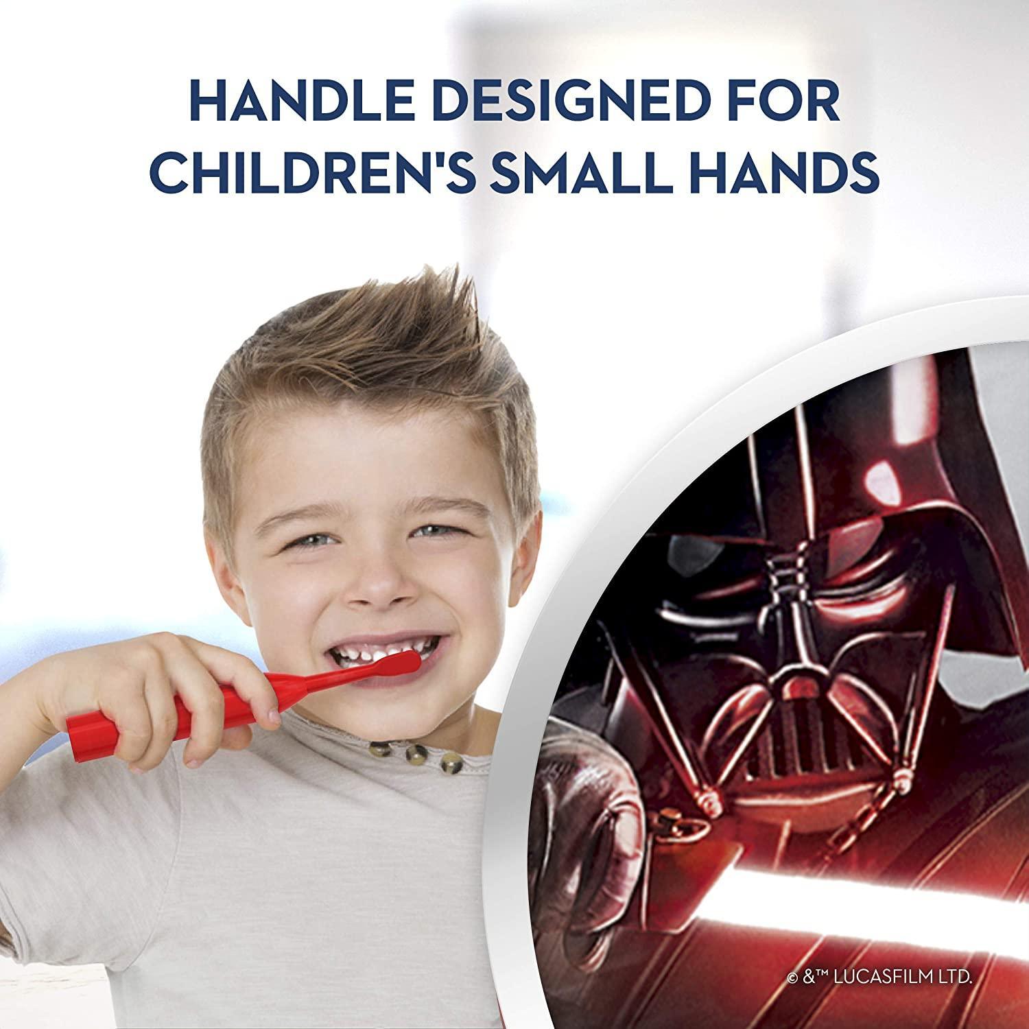 Oral-B Kids Battery Power Electric Toothbrush Featuring Disney's STAR WARS for Children and Toddlers age 3+, Soft (Characters May Vary) - BumbleToys - 5-7 Years, Avengers, Baby Saftey & Health, Boys, Girls, Pre-Order