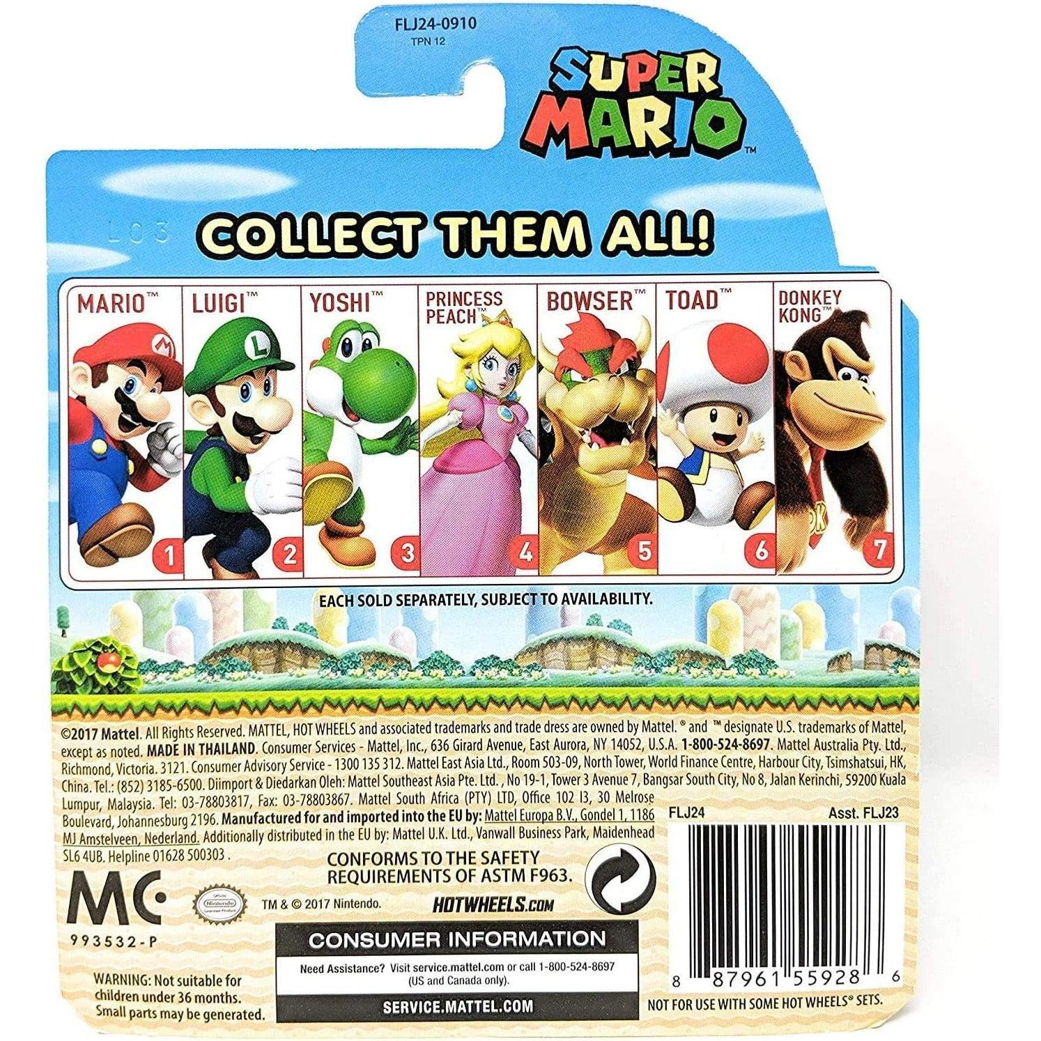 Hot Wheels Super Mario Character Cars Mario Vehicle 1/7 - BumbleToys - 4+ Years, 5-7 Years, 8-13 Years, Boys, Collectible Vehicles, Pre-Order, Super Mario