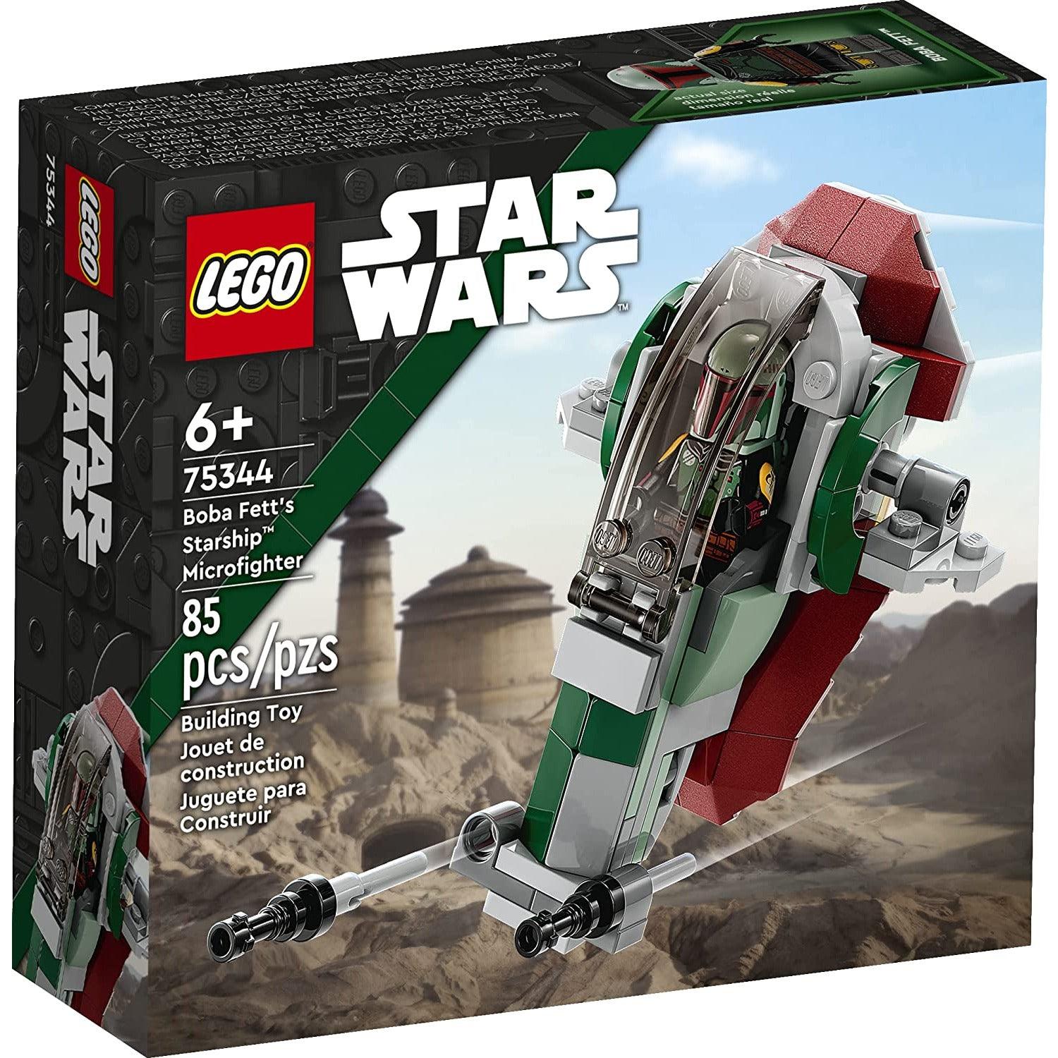LEGO Star Wars Boba Fett's Starship Microfighter 75344 Building Toy Set for Kids, Boys & Girls, Ages 6+ (85 Pcs) - BumbleToys - 14 Years & Up, 18+, Boys, LEGO, Mandalorian, OXE, Pre-Order, star wars