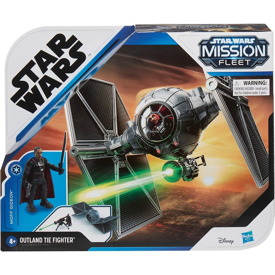 Star Wars Mission Fleet Stellar Class Moff Gideon Outland TIE Fighter Imperial Assault 2.5-Inch-Scale Figure and Vehicle, Kids Ages 4 and Up,F1137
