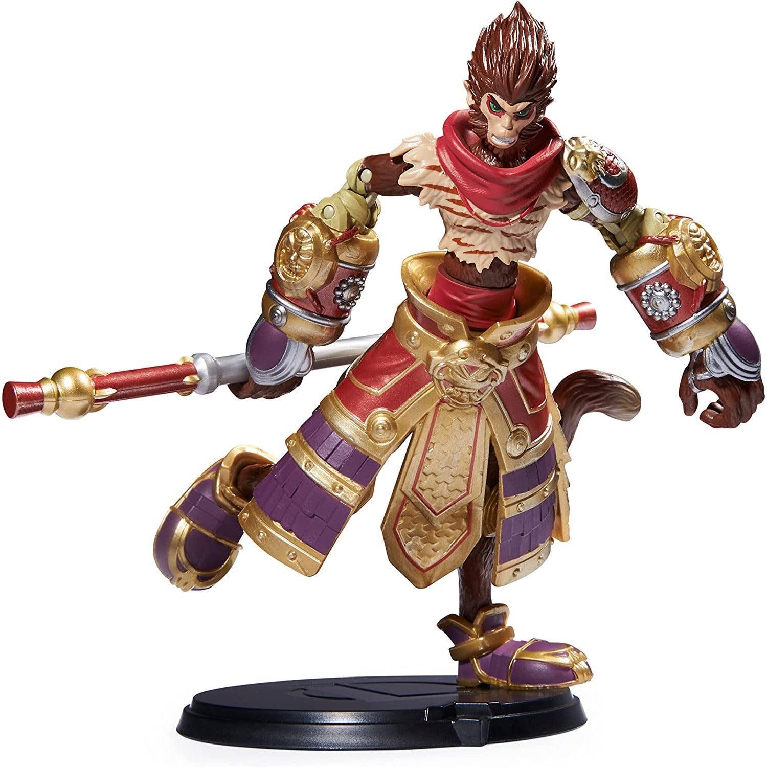 League of Legends, 6-Inch Wukong Collectible Figure with Premium Details and Enchanted Staff Accessory, Champion Collection - BumbleToys - 5-7 Years, Boys, Characters, collectible, collectors, EXO, Figures, LEAGUE OF LEGENDS, Pre-Order