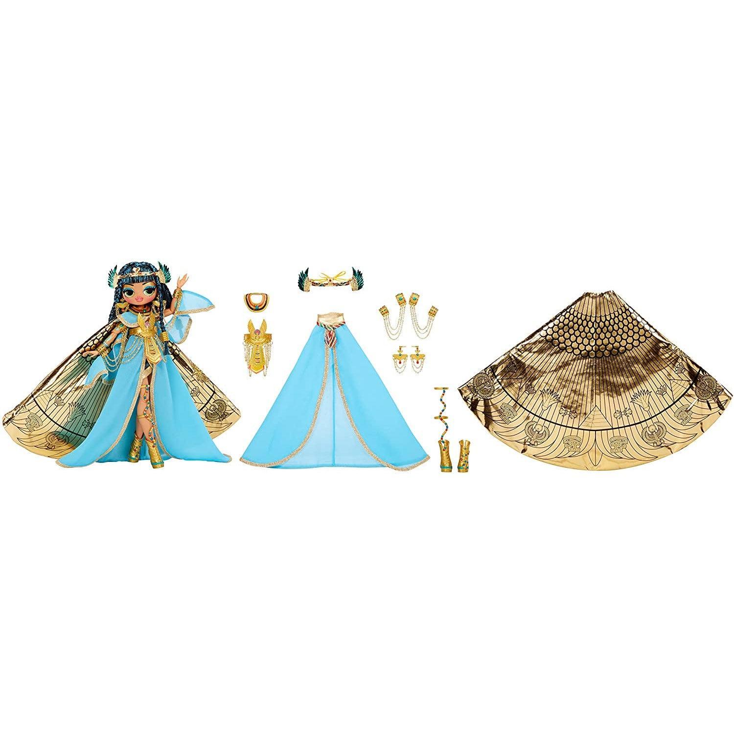 LOL Surprise OMG Fierce Collector Cleopatra Fashion Doll- Premium Collector Doll with Luxe Blue & Gold Royal Outfit Accessories - BumbleToys - 5-7 Years, Dolls, Girls, L.O.L, Miniature Dolls & Accessories, OXE, Pre-Order