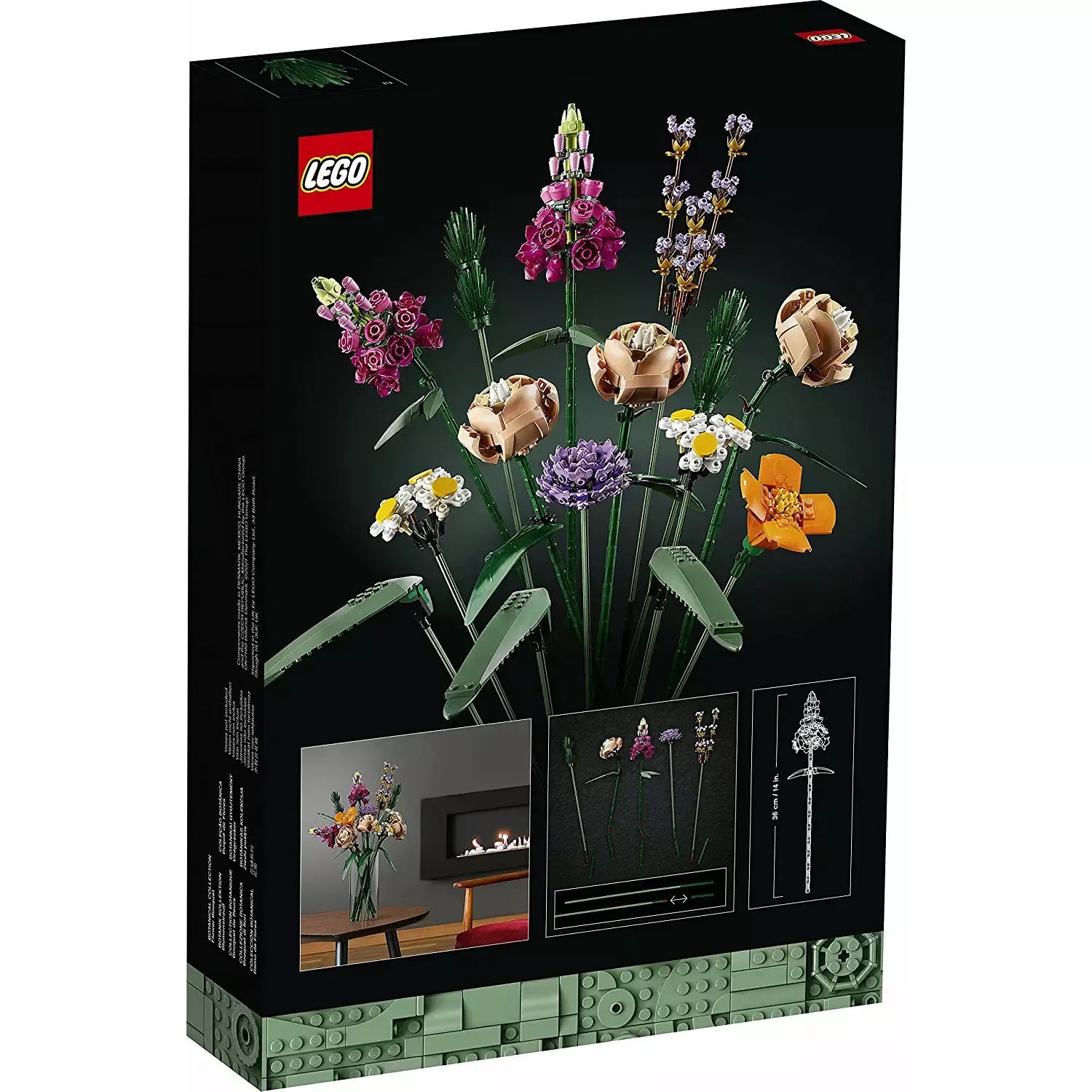 LEGO Icons Flower Bouquet 10280 Building Decoration Set - Artificial Flowers with Roses, Decorative Home Accessories, Gift for Him and Her, Botanical Collection and Table Art for Adults - BumbleToys - 14 Years & Up, 8+ Years, Girls, Icons, LEGO, OXE, Pre-Order