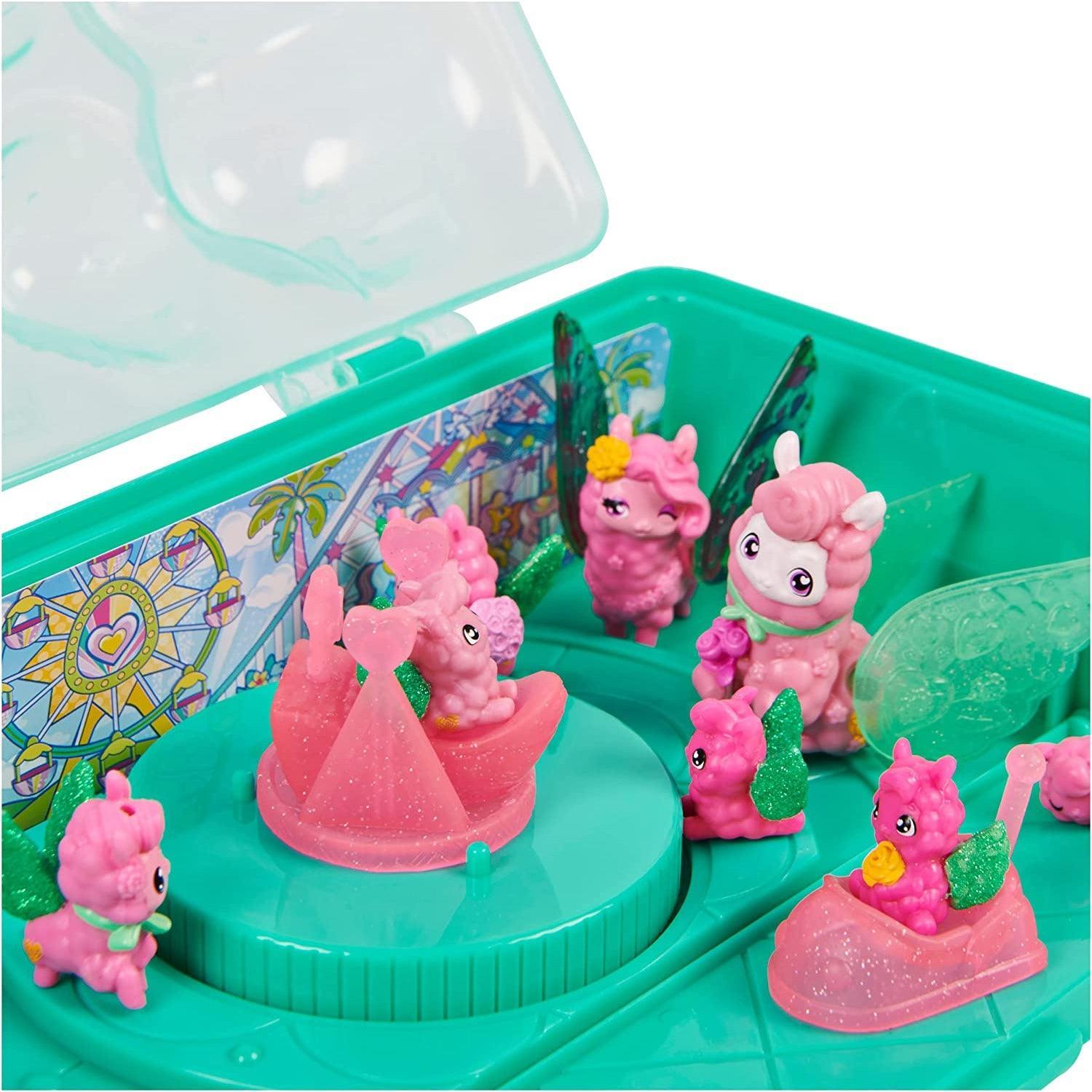 Hatchimals CollEGGtibles, Rainbow-Cation Llama Family Carton with Surprise Playset. - BumbleToys - 5-7 Years, Girls, Miniature Dolls & Accessories, Pre-Order