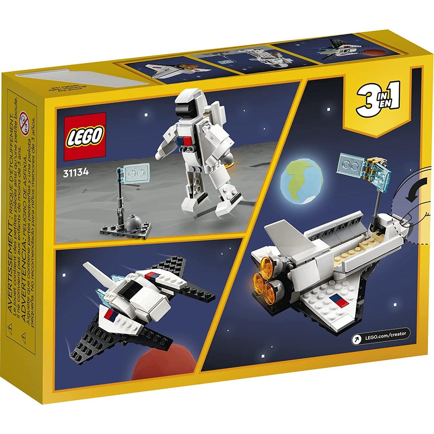 LEGO 31134 Creator 3 in 1 Space Shuttle Toy to Astronaut Figure to Spaceship - BumbleToys - 5-7 Years, 6+ Years, Boys, Creator 3in1, LEGO, OXE, Pre-Order
