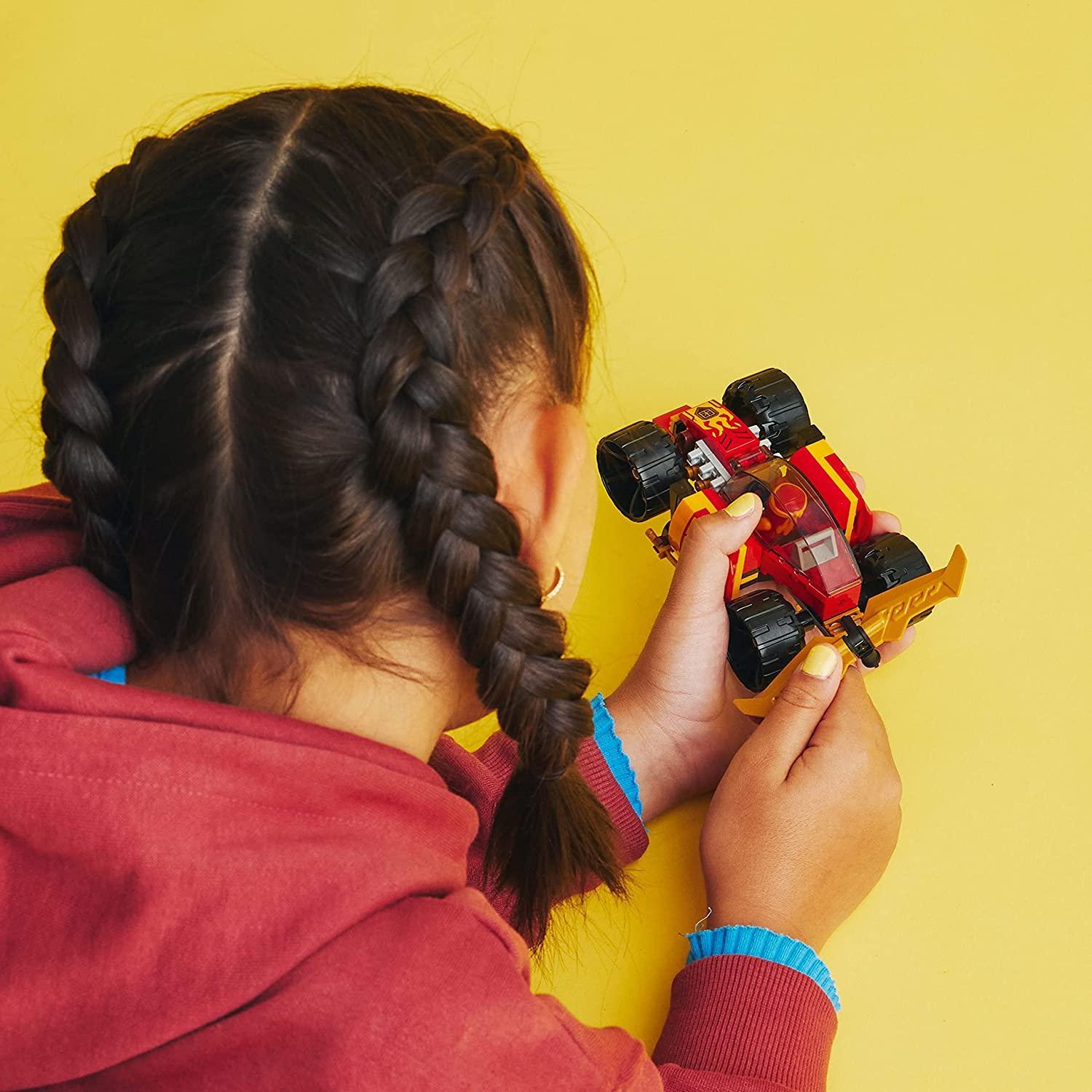 LEGO NINJAGO Kai’s Ninja Race Car EVO 71780 Building Toy Set for Kids, Boys, and Girls Ages 6+ (94 Pieces) - BumbleToys - 5-7 Years, Boys, LEGO, Ninjago, OXE