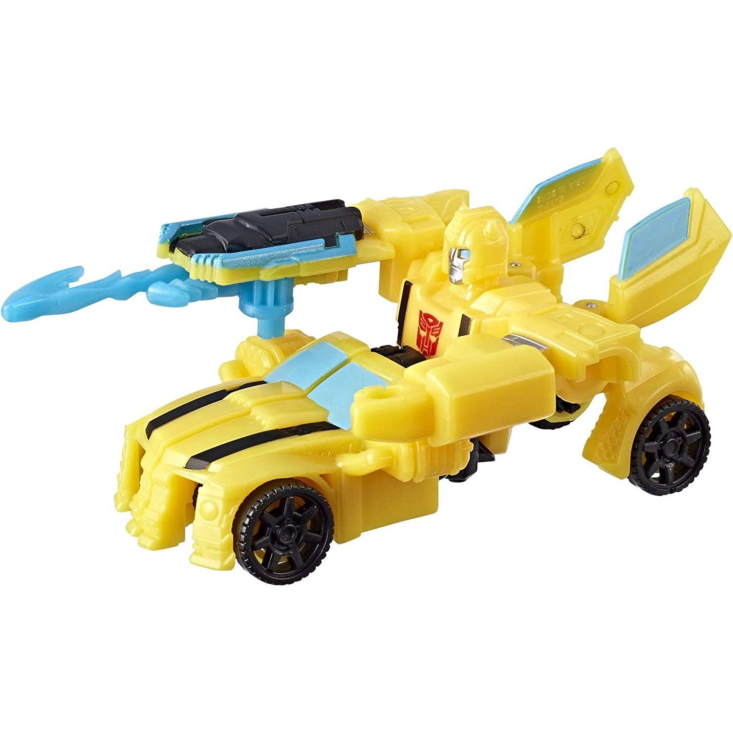 Transformers Bumblebee Cyberverse Adventures Action Attackers Warrior Class Bumblebee Sting Shot Move 5.4 Inch - BumbleToys - 8+ Years, Boys, Eagle Plus, Figures, Pre-Order, Transformers