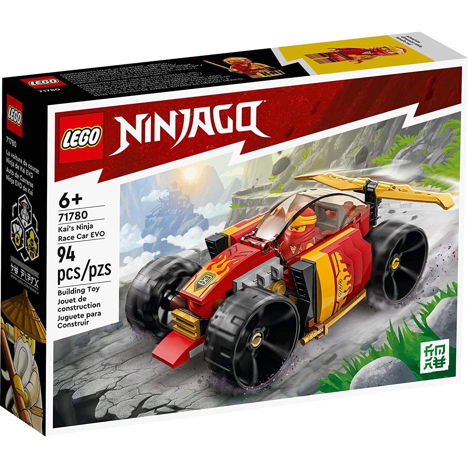 LEGO NINJAGO Kai’s Ninja Race Car EVO 71780 Building Toy Set for Kids, Boys, and Girls Ages 6+ (94 Pieces) - BumbleToys - 5-7 Years, Boys, LEGO, Ninjago, OXE
