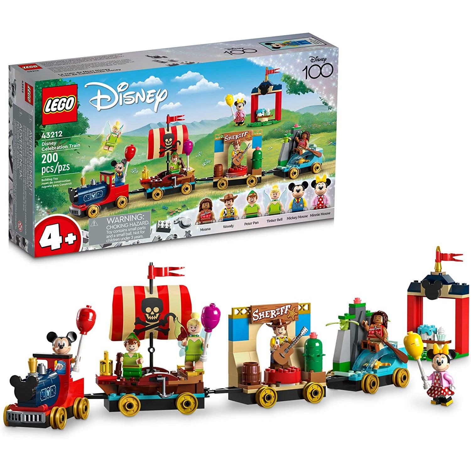 LEGO 43212 Disney 100 Celebration Train Building Toy (200 Pieces) - BumbleToys - +18, 5-7 Years, 6+ Years, Disney, Disney Princess, Girls, LEGO, OXE, Pre-Order