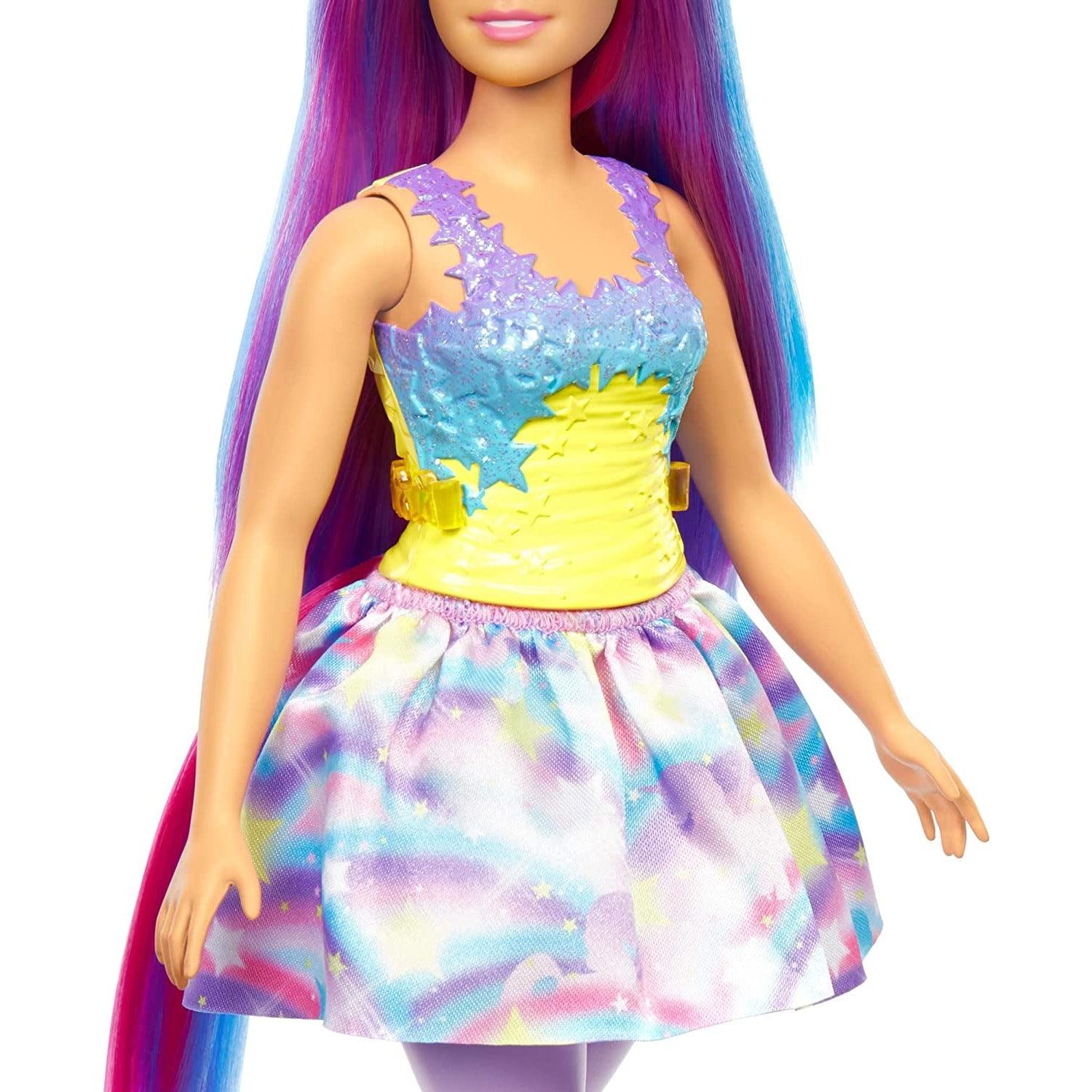 Barbie Dreamtopia Unicorn Doll (Curvy, Blue & Purple Hair), with Skirt, Removable Unicorn Tail & Headband - BumbleToys - 5-7 Years, Barbie, Fashion Dolls & Accessories, Girls, Mermaid, Pre-Order