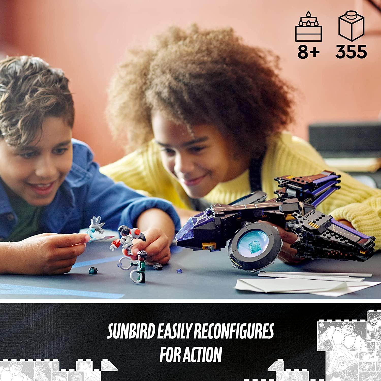 LEGO Marvel Black Panther Wakanda Forever Shuri's Sunbird 76211 Building Toy (355 Pieces) - BumbleToys - 14 Years & Up, 18+, Boys, LEGO, Marvel, OXE, Pre-Order, Venom