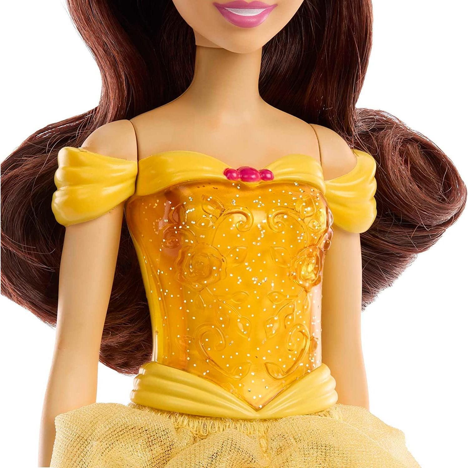 Disney Princess Dolls, New for 2023, Belle Posable Fashion Doll with Sparkling Clothing and Accessories, Disney Movie Toys - BumbleToys - 5-7 Years, Disney Princess, Fashion Dolls & Accessories, Girls, Pre-Order