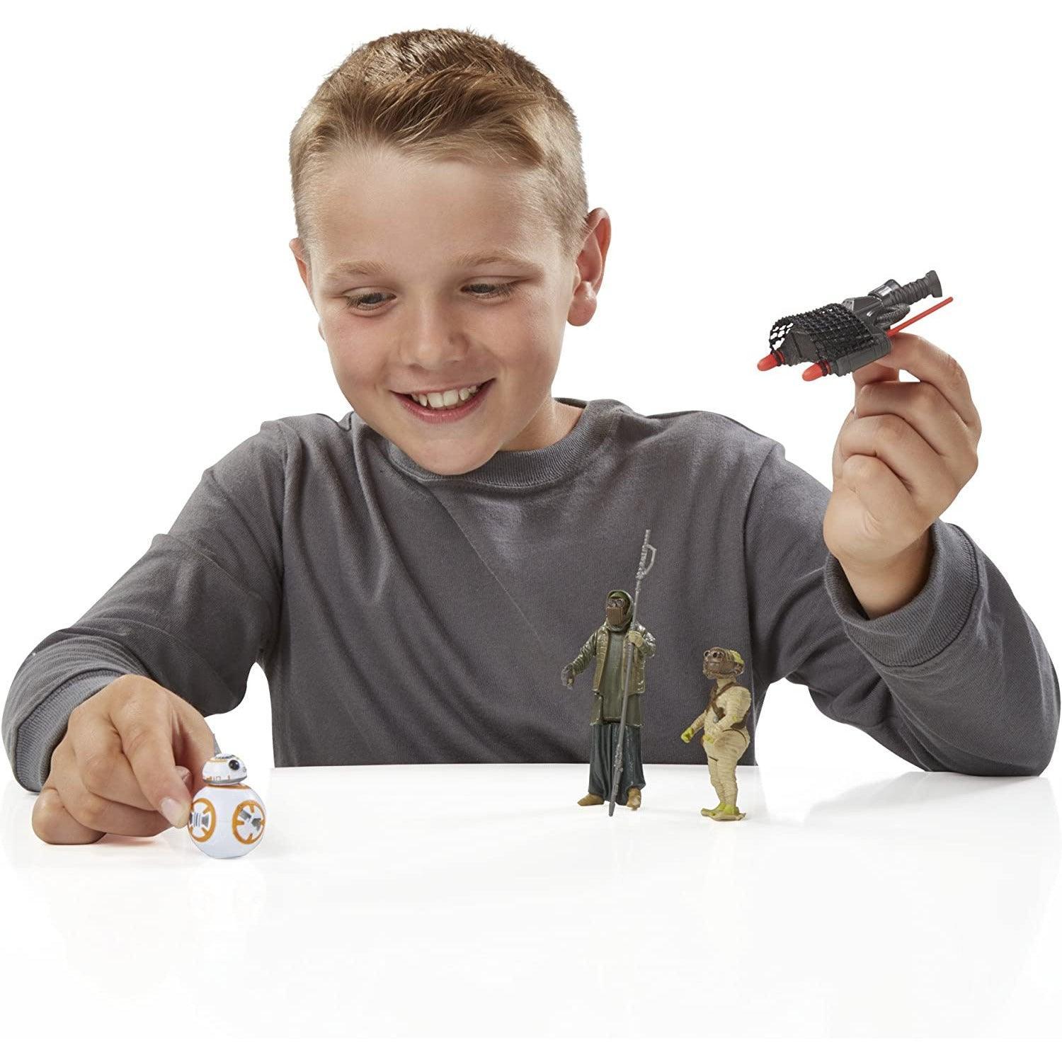 Star Wars The Force Awakens 3.75-Inch Figure 3-Pack Desert Mission BB-8, Unkar's Thug, and Jakku Scavenger - BumbleToys - 18+, 5-7 Years, Action Figures, Boys, Hasbro, Pre-Order, star wars