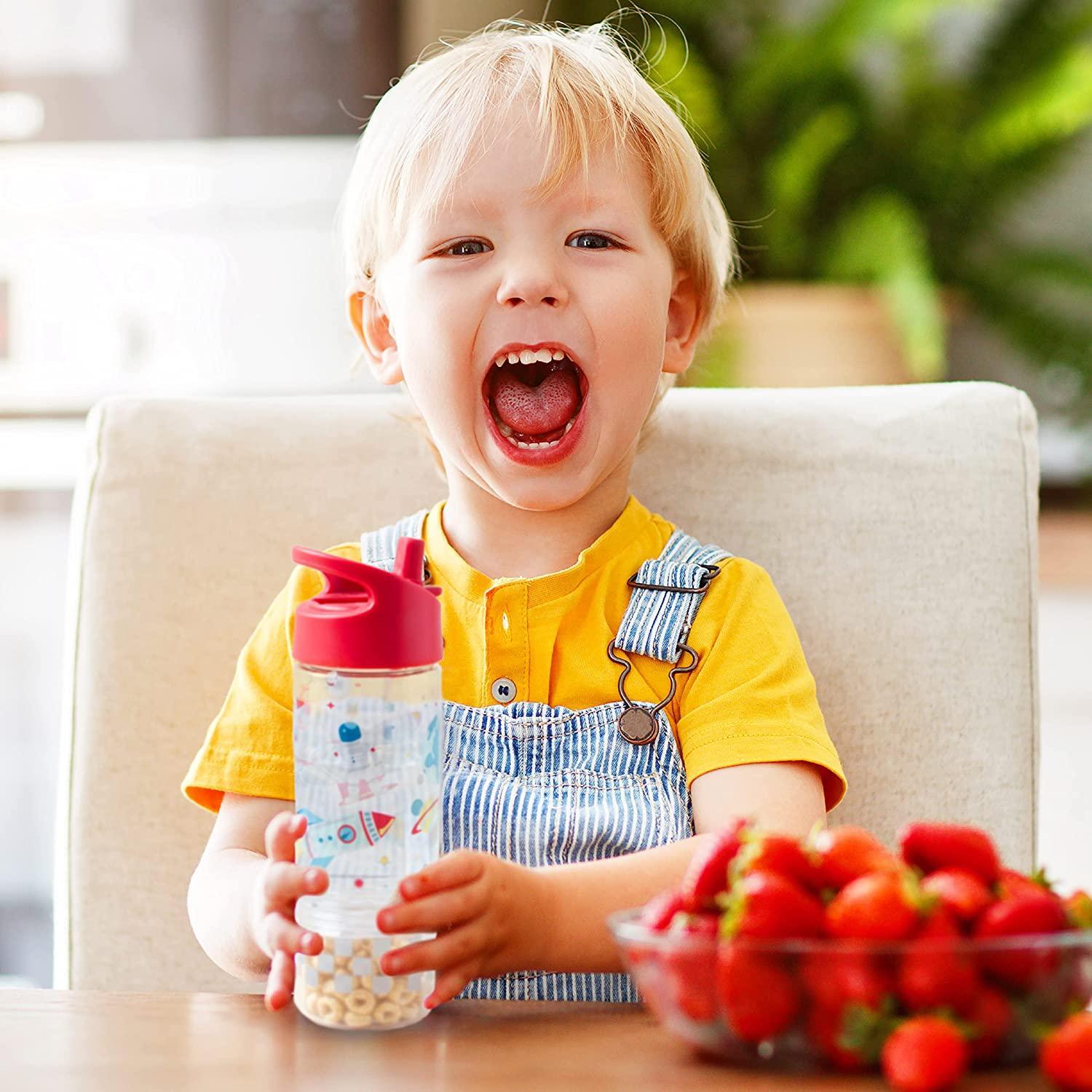 Stephen Joseph Sip And Snack Shark Water Bottle - BumbleToys - 2-4 Years, 5-7 Years, Boys, Cecil, Pre-Order, School Supplies, Water Bottle