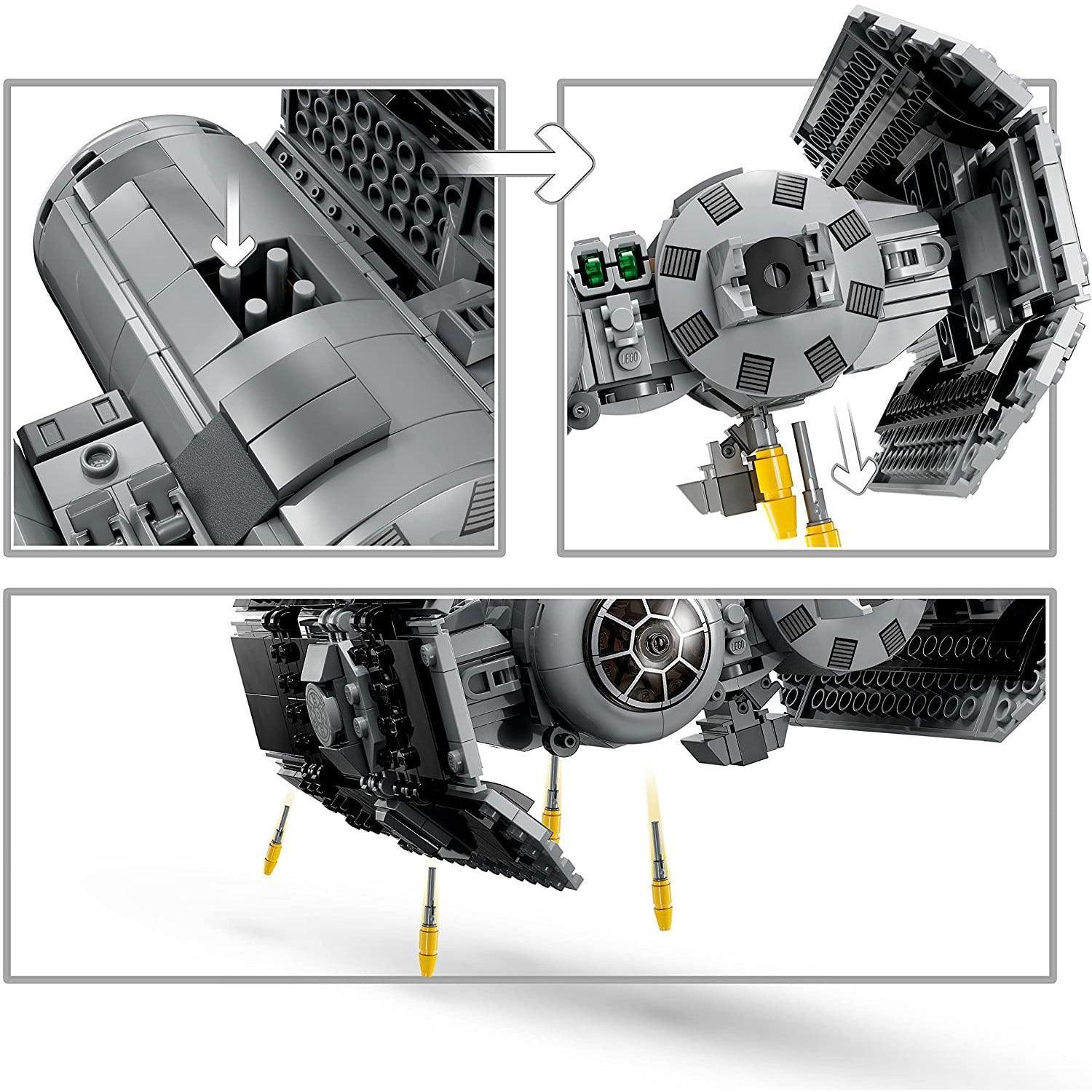 LEGO 75347 Star Wars TIE Bomber, Model Building Kit, Starfighter with Gonk Droid Figure & Darth Vader Minifigure with a Lightsaber - BumbleToys - 5-7 Years, 8+ Years, Boys, LEGO, OXE, Pre-Order, star wars