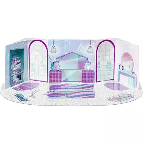 LOL Surprise Winter Chill Hangout Spaces Furniture Playset with Bling Queen Doll, 10+ Surprises with Accessories - BumbleToys - 5-7 Years, Dolls, Fashion Dolls & Accessories, Girls, L.O.L, OXE