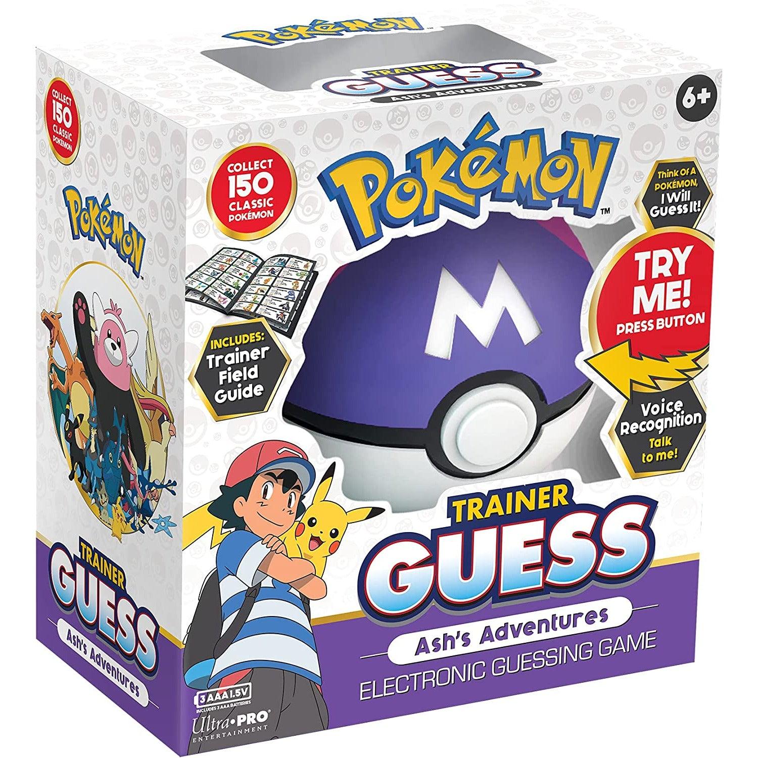 Pokemon Trainer Guess - Ash's Adventures Toy, I Will Guess It! Electronic Voice Recognition Guessing Brain Game Pokemon Go Digital Travel Board Games Toys - BumbleToys - 14 Years & Up, 8-13 Years, Boys, Card & Board Games, Pokémon, Pre-Order, Puzzle & Board & Card Games