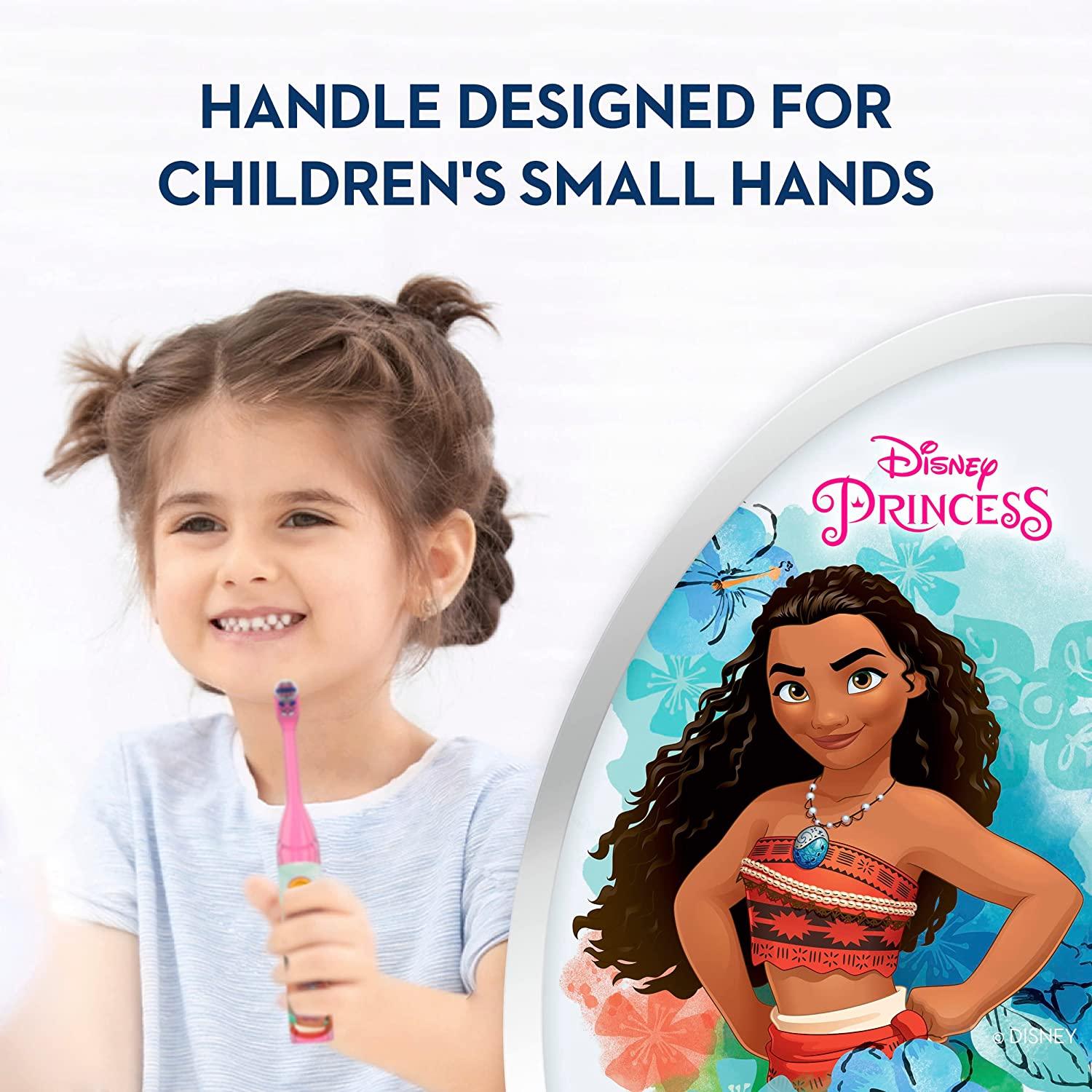 Oral-B Kid's Battery Toothbrush featuring Disney's Moana, Soft Bristles - BumbleToys - 5-7 Years, Baby Saftey & Health, Girls, Oral-B, Pre-Order, Toothbrush