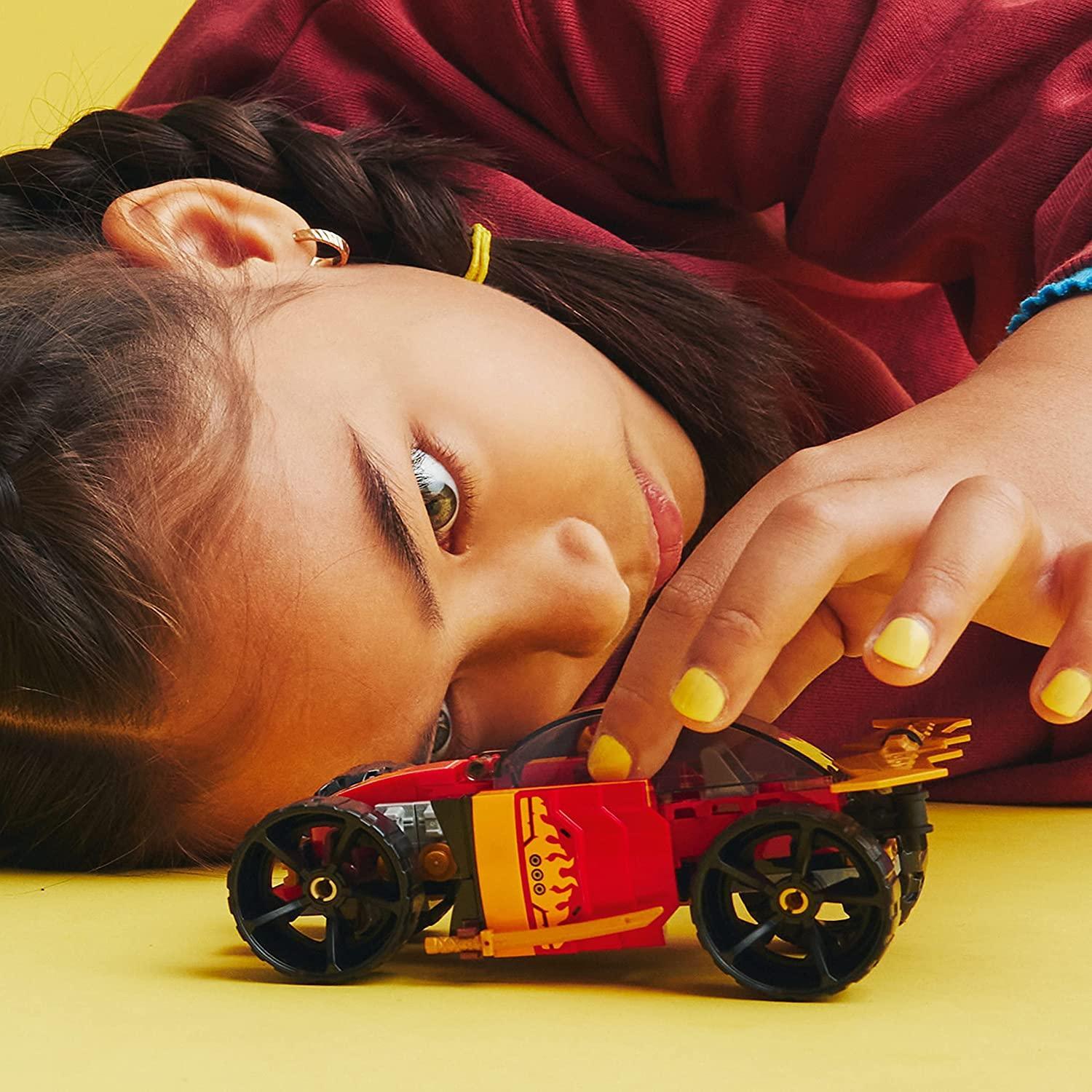 LEGO NINJAGO Kai’s Ninja Race Car EVO 71780 Building Toy Set for Kids, Boys, and Girls Ages 6+ (94 Pieces) - BumbleToys - 5-7 Years, Boys, LEGO, Ninjago, OXE