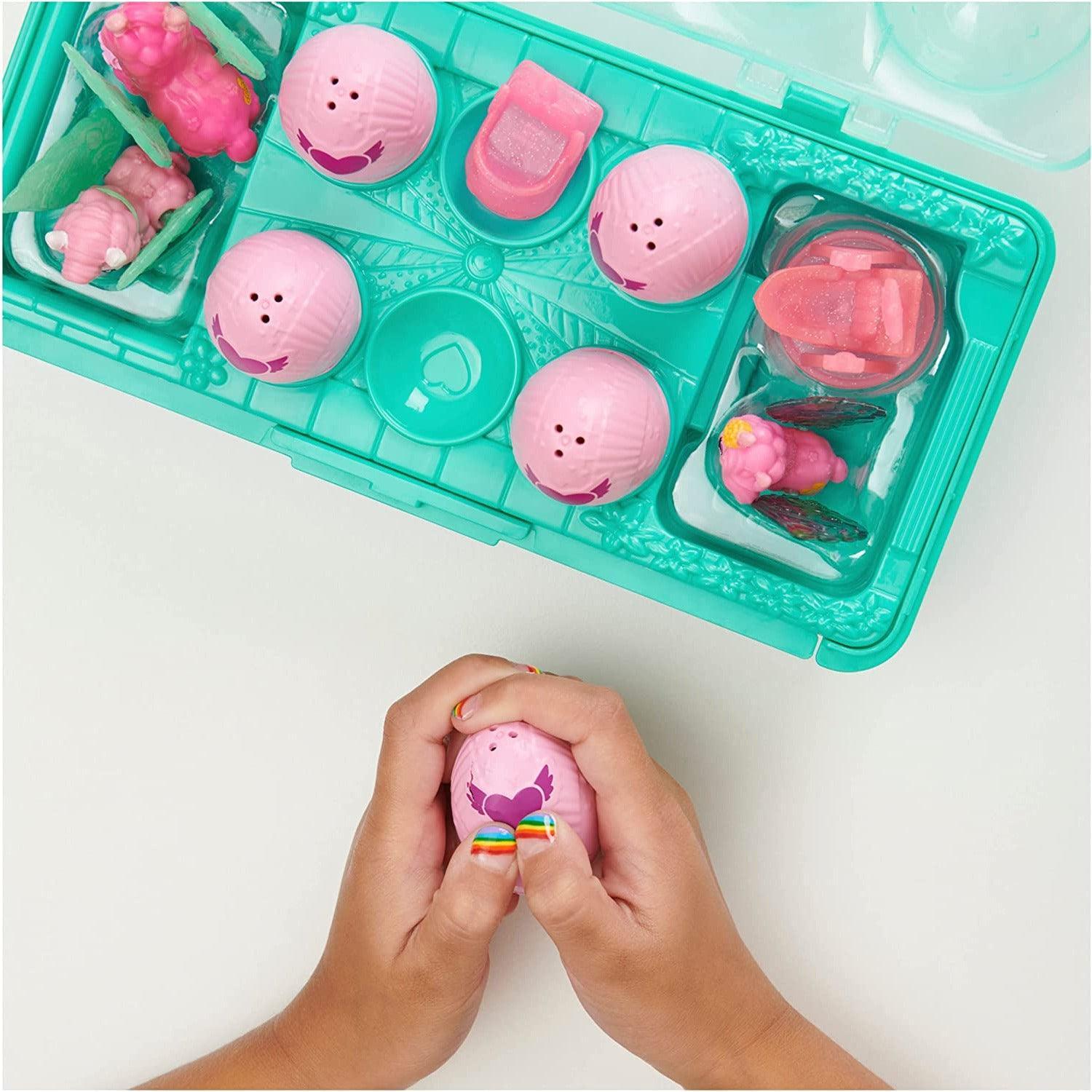 Hatchimals CollEGGtibles, Rainbow-Cation Llama Family Carton with Surprise Playset. - BumbleToys - 5-7 Years, Girls, Miniature Dolls & Accessories, Pre-Order