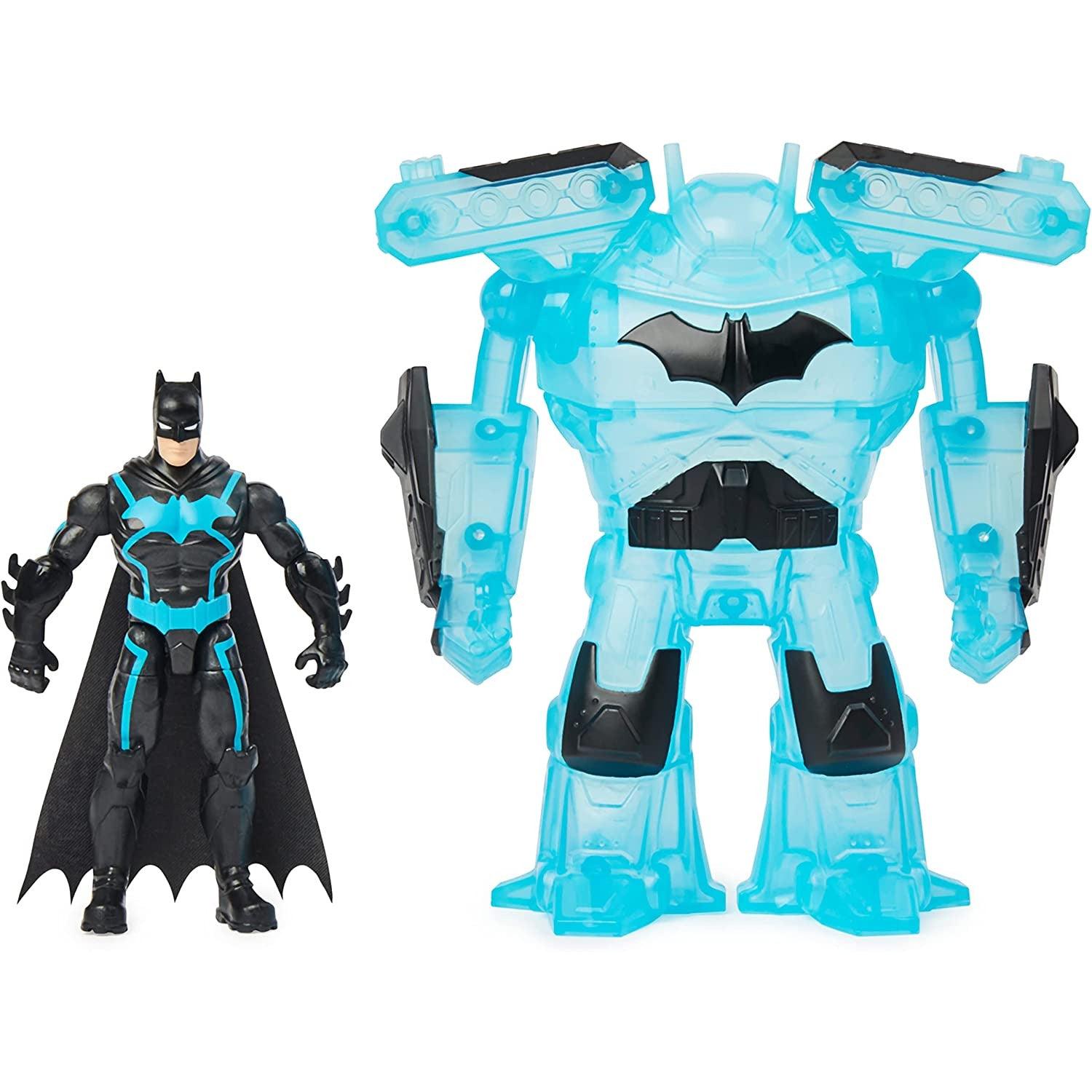DC Comics Batman Bat-Tech 4-inch Deluxe Action Figure with Transforming Tech Armor