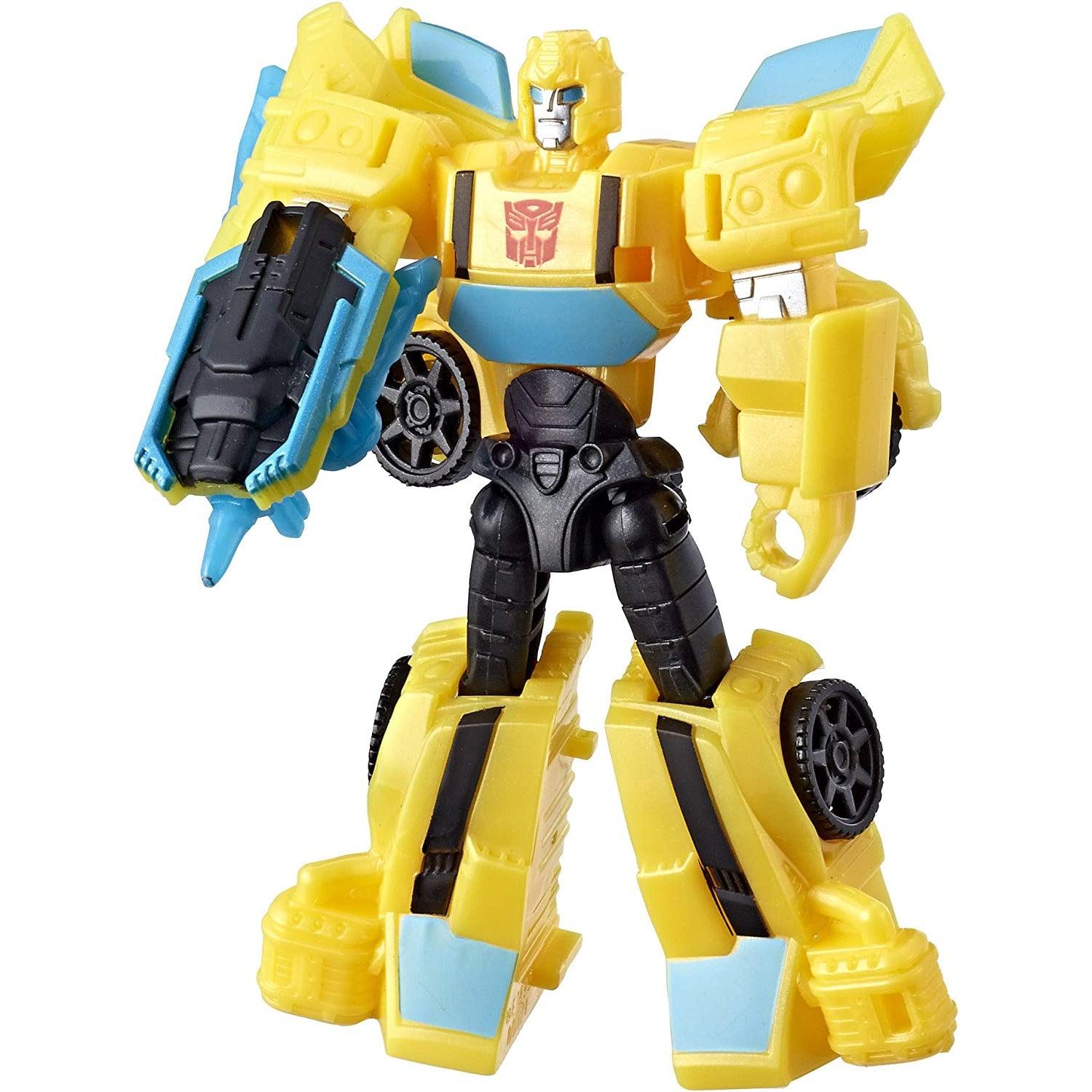 Transformers Bumblebee Cyberverse Adventures Action Attackers Warrior Class Bumblebee Sting Shot Move 5.4 Inch - BumbleToys - 8+ Years, Boys, Eagle Plus, Figures, Pre-Order, Transformers