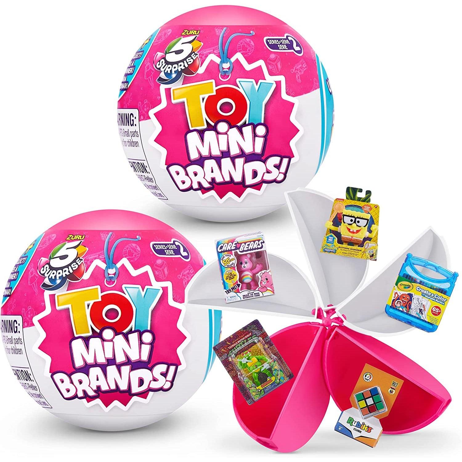 5 Surprise Toy Mini Brands Series 2 by ZURU Toys Mystery Capsule Real Miniature Brands Collectibles - BumbleToys - 5-7 Years, 8-13 Years, Girls, Mini Toys, Miniature Dolls & Accessories, OXE, Pre-Order