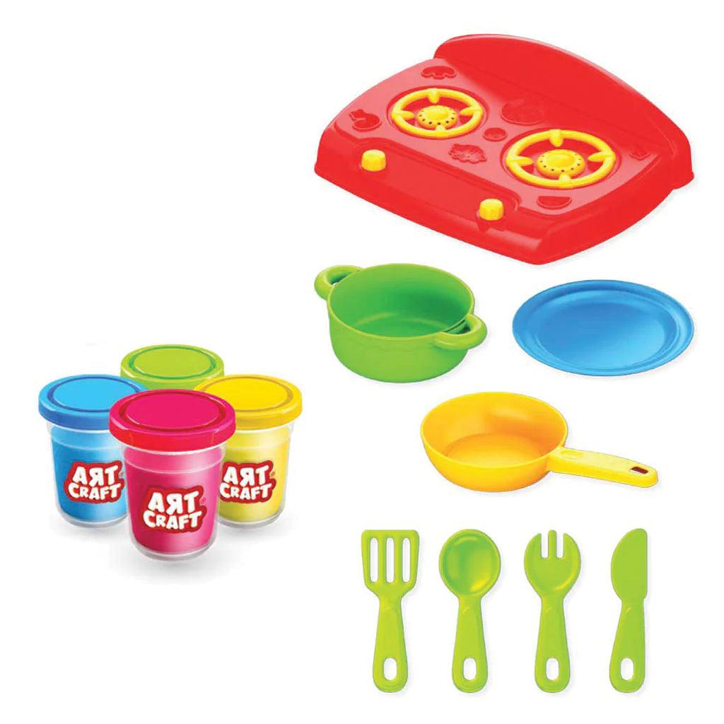 Dede 3332 Kitchen Dough Set 12 pcs 224 gr - BumbleToys - 5-7 Years, Boys, Cecil, Girls, Make & Create, Play-doh