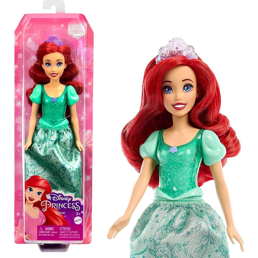Disney Princess Dolls, New for 2023, Ariel Posable Fashion Doll with Sparkling Clothing and Accessories, Disney Movie Toys