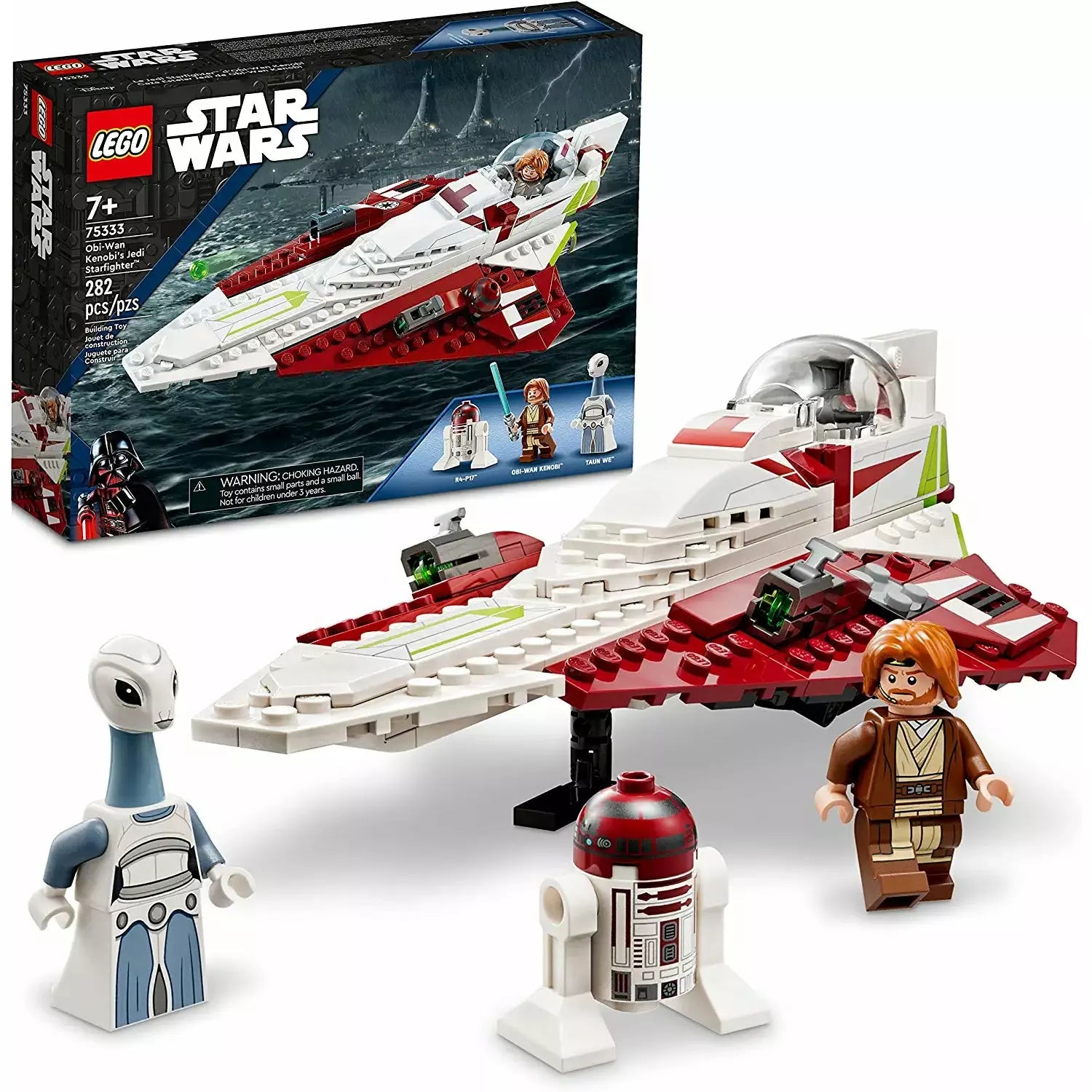 Lego 75333 Star Wars Obi-Wan Kenobi’s Jedi Starfighter™ 282 Pieces - BumbleToys - 8+ Years, 8-13 Years, Boys, LEGO, Mandalorian, OXE, Pre-Order, star wars