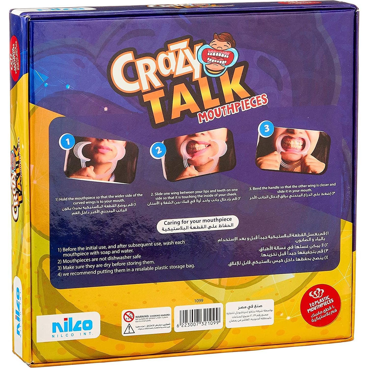 Nilco crazy talk mouthpieces - BumbleToys - 5-7 Years, Card & Board Games, Nilco, Puzzle & Board & Card Games, Unisex