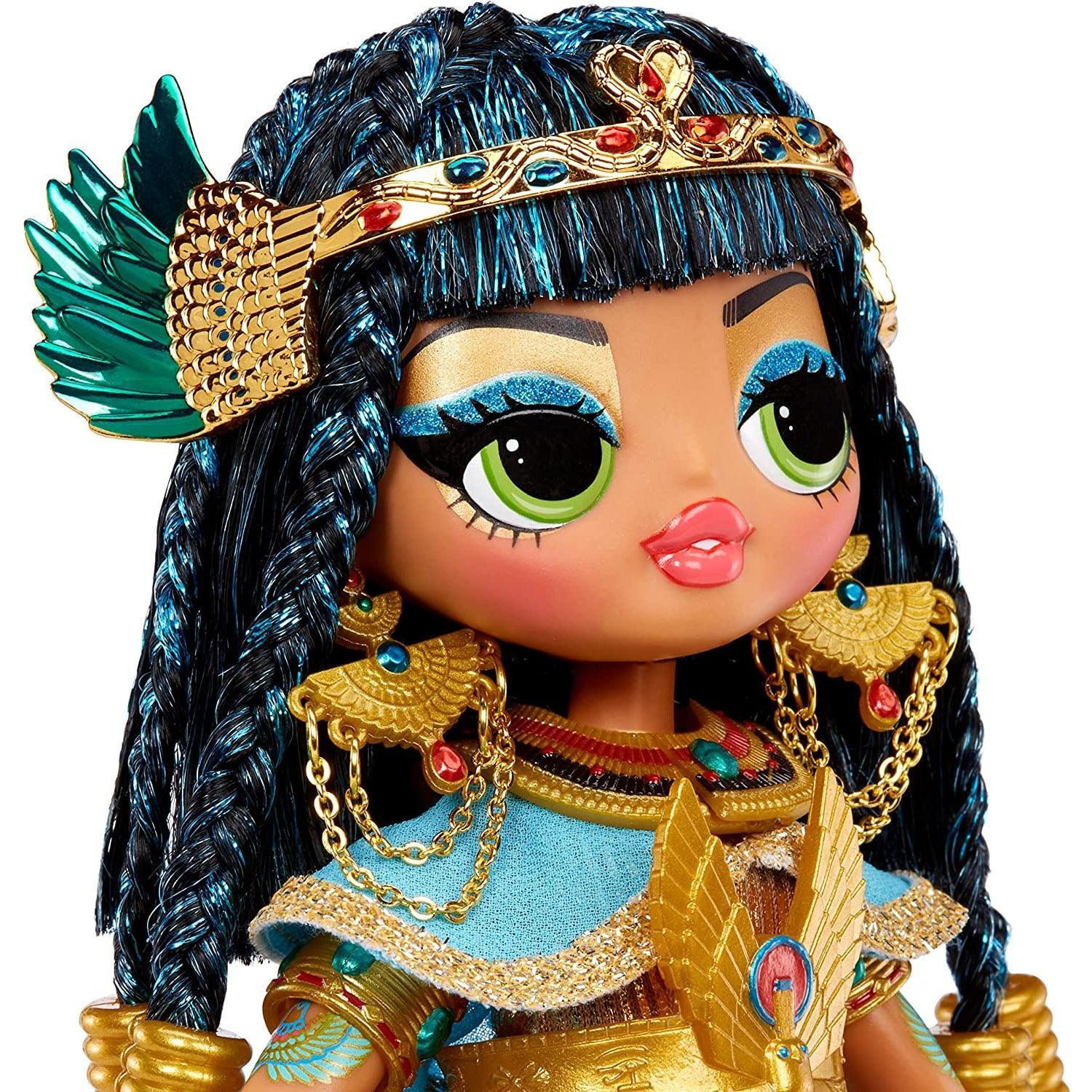 LOL Surprise OMG Fierce Collector Cleopatra Fashion Doll- Premium Collector Doll with Luxe Blue & Gold Royal Outfit Accessories - BumbleToys - 5-7 Years, Dolls, Girls, L.O.L, Miniature Dolls & Accessories, OXE, Pre-Order