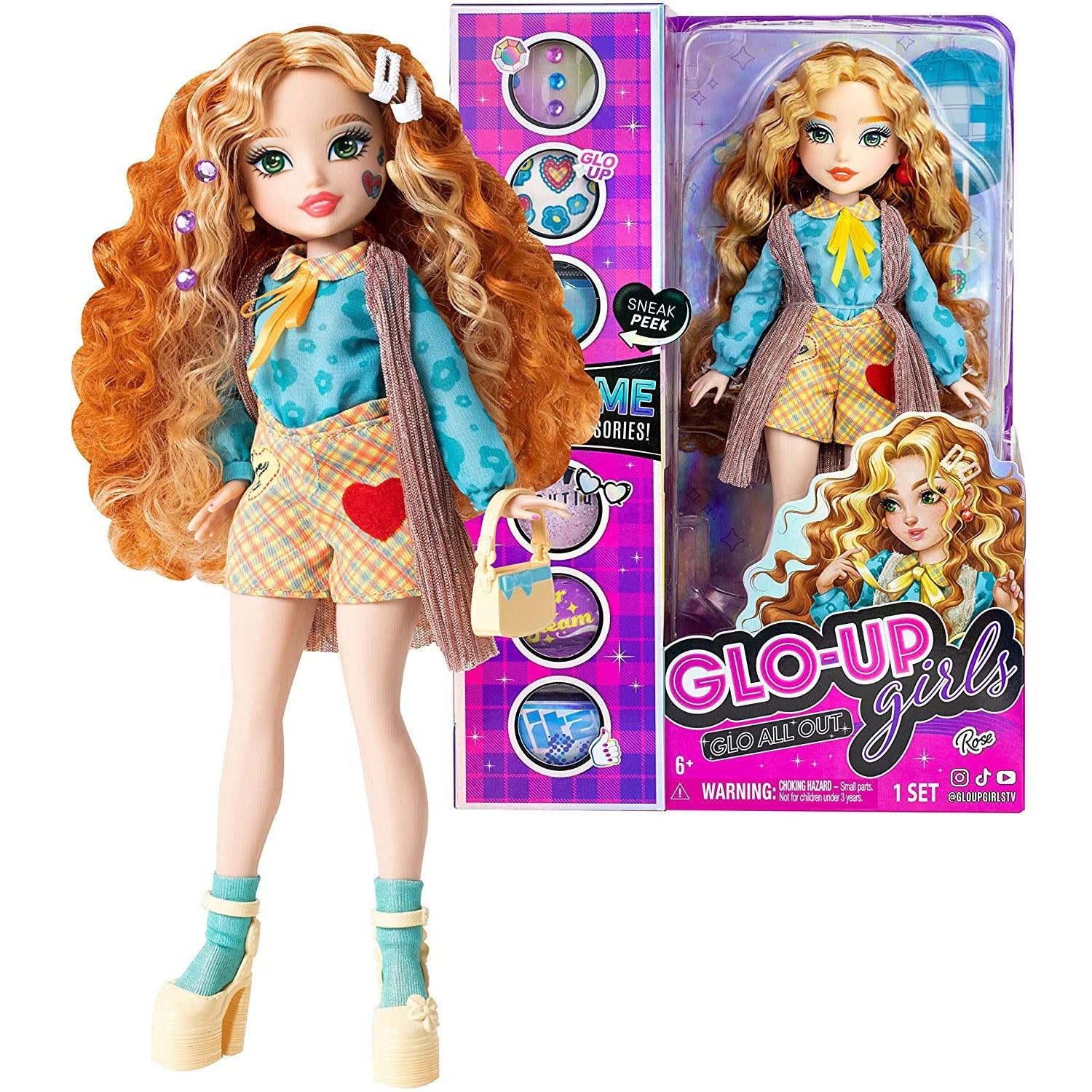 GLO-UP Girls Season 2 Rose Redhead Fashion Doll - BumbleToys - 5-7 Years, Barbie, Barbie Extra, Dolls, Fashion Dolls & Accessories, Girls, Miniature Dolls & Accessories, OXE, Pre-Order