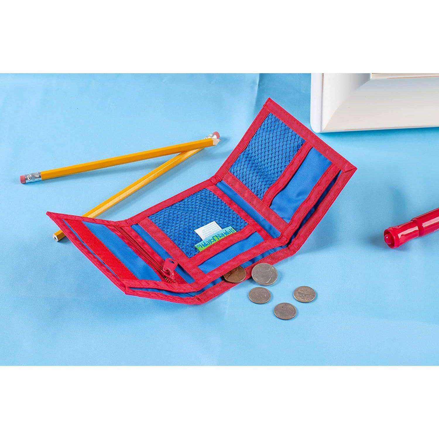 Stephen Joseph Kids Wallet One Size - Dark Blue Space - BumbleToys - 14 Years & Up, 5-7 Years, 8-13 Years, Bags, Boys, Characters, Girls, Pre-Order, Stephen Joseph, Stephen Joseph 2023, Wallet