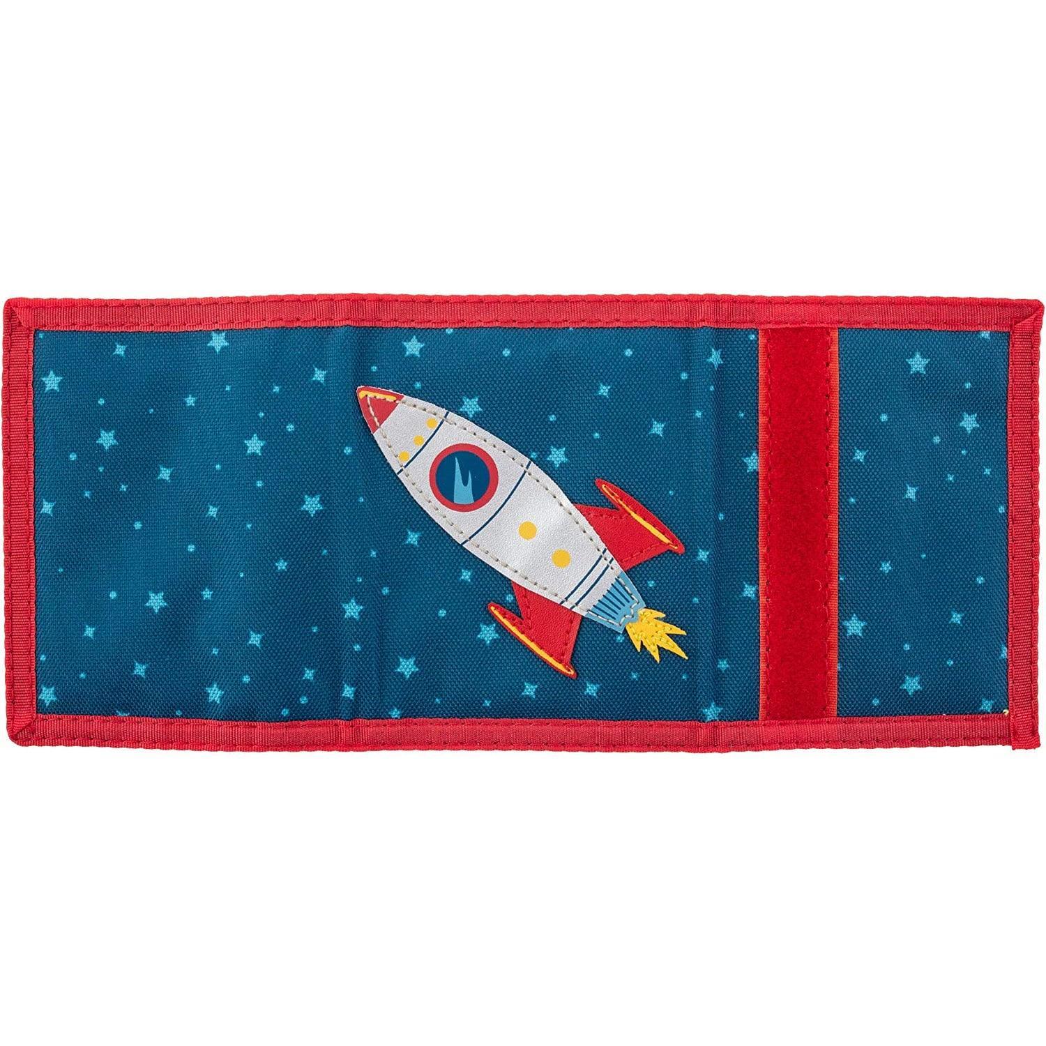 Stephen Joseph Kids Wallet One Size - Dark Blue Space - BumbleToys - 14 Years & Up, 5-7 Years, 8-13 Years, Bags, Boys, Characters, Girls, Pre-Order, Stephen Joseph, Stephen Joseph 2023, Wallet