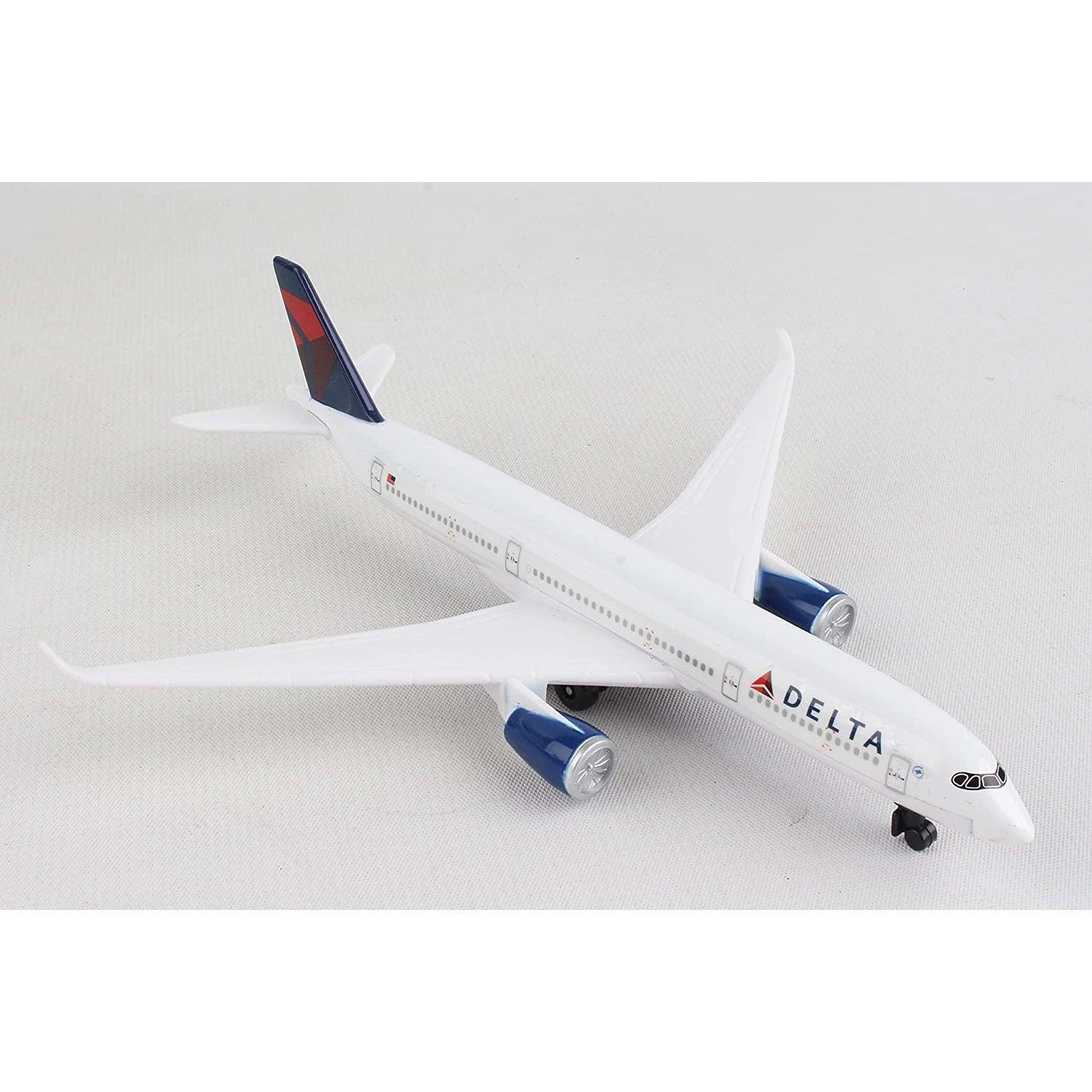 Daron Worldwide Trading Delta A350 Single Plane Airline Single Plane, White - RT4995 - BumbleToys - 6+ Years, Boys, EXO, Flying, Girls, Pre-Order