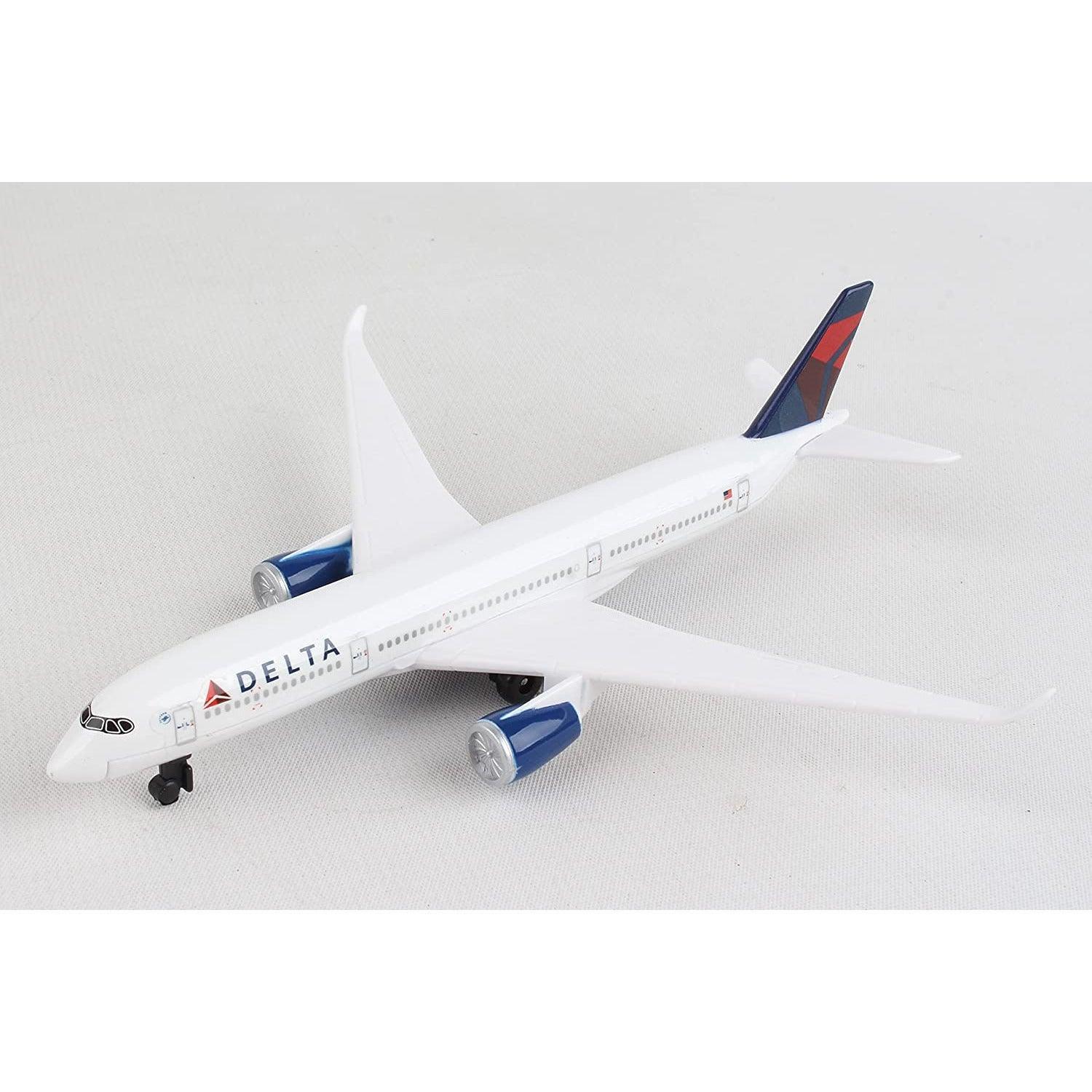 Daron Worldwide Trading Delta A350 Single Plane Airline Single Plane, White - RT4995 - BumbleToys - 6+ Years, Boys, EXO, Flying, Girls, Pre-Order