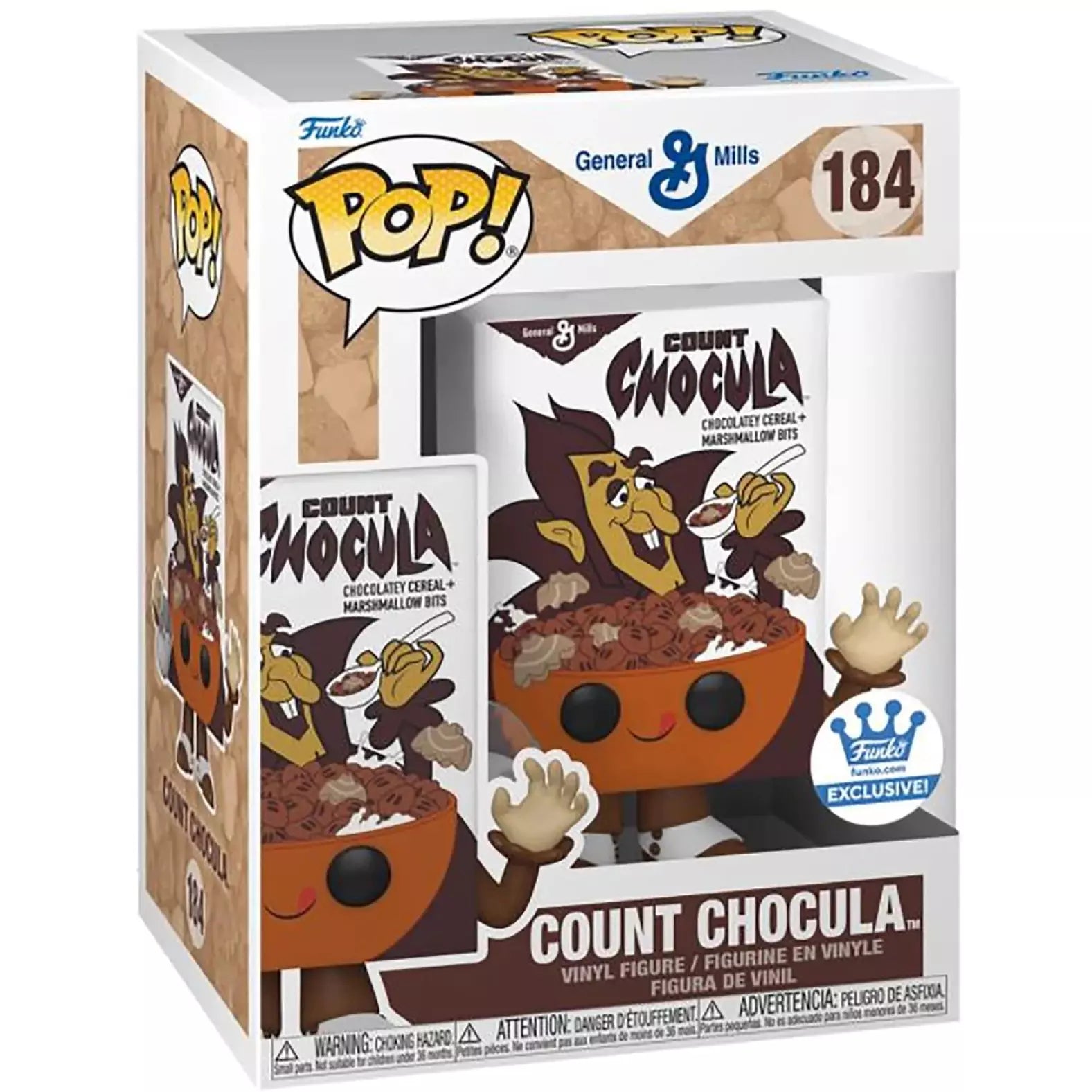Funko Pop! Count Chocula Cereal Box - BumbleToys - 18+, 5-7 Years, 6+ Years, Action Figures, Boys, Funko, OXE, Pre-Order