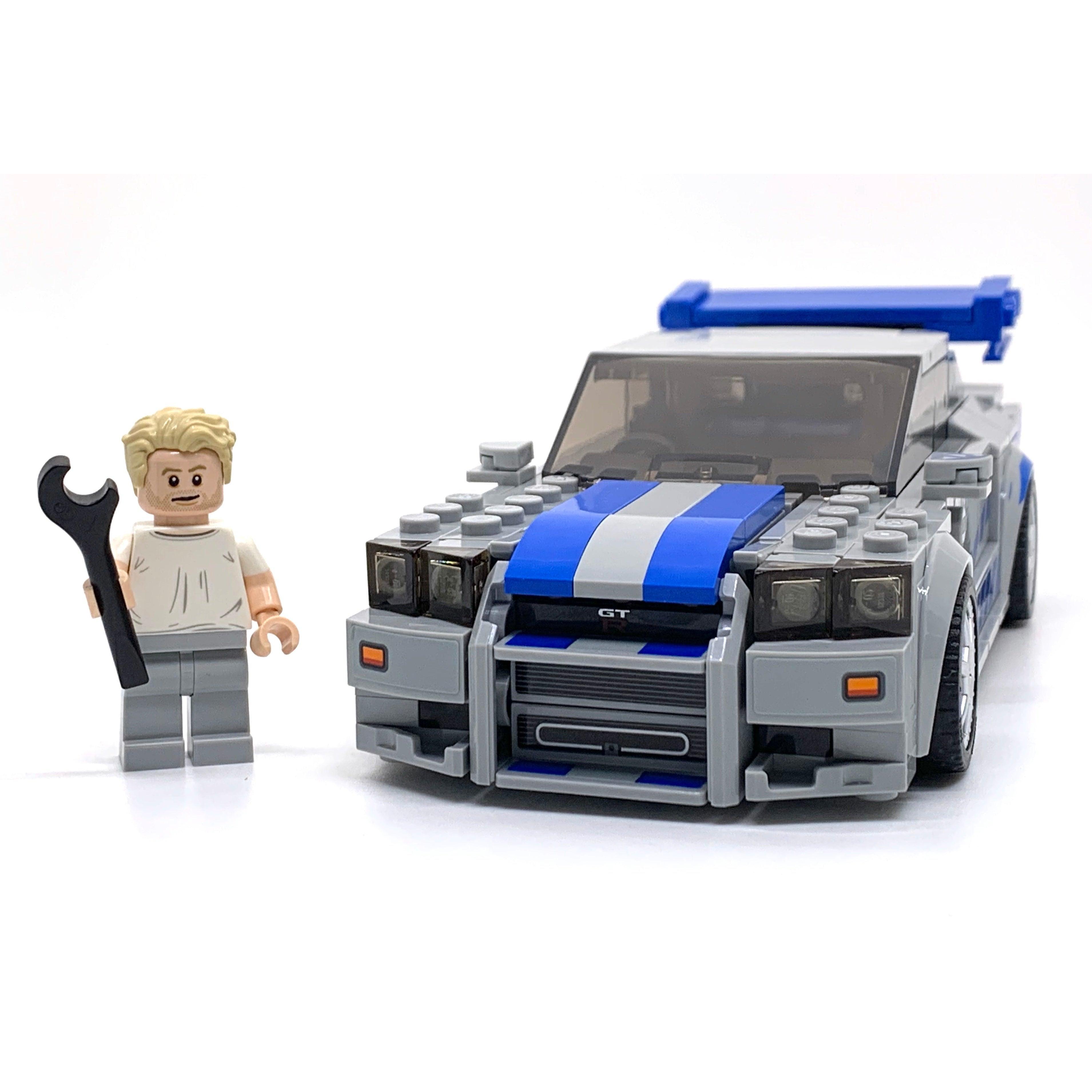 LEGO Speed Champions 2 Fast 2 Furious Nissan Skyline GT-R (R34) 76917 Race Car Toy Model Building Kit - BumbleToys - 5-7 Years, Boys, LEGO, OXE, Pre-Order, Technic