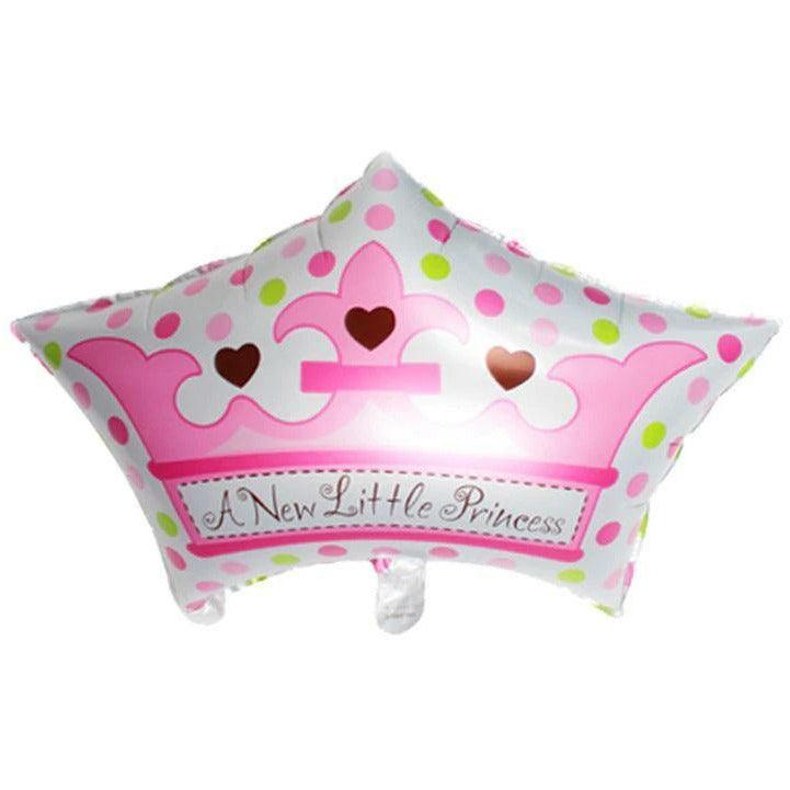 A New Little Princess Crown Helium Balloon Party Accessories - BumbleToys - 0-24 Months, Balloons, Girls, Helium, KH, Party Supplies