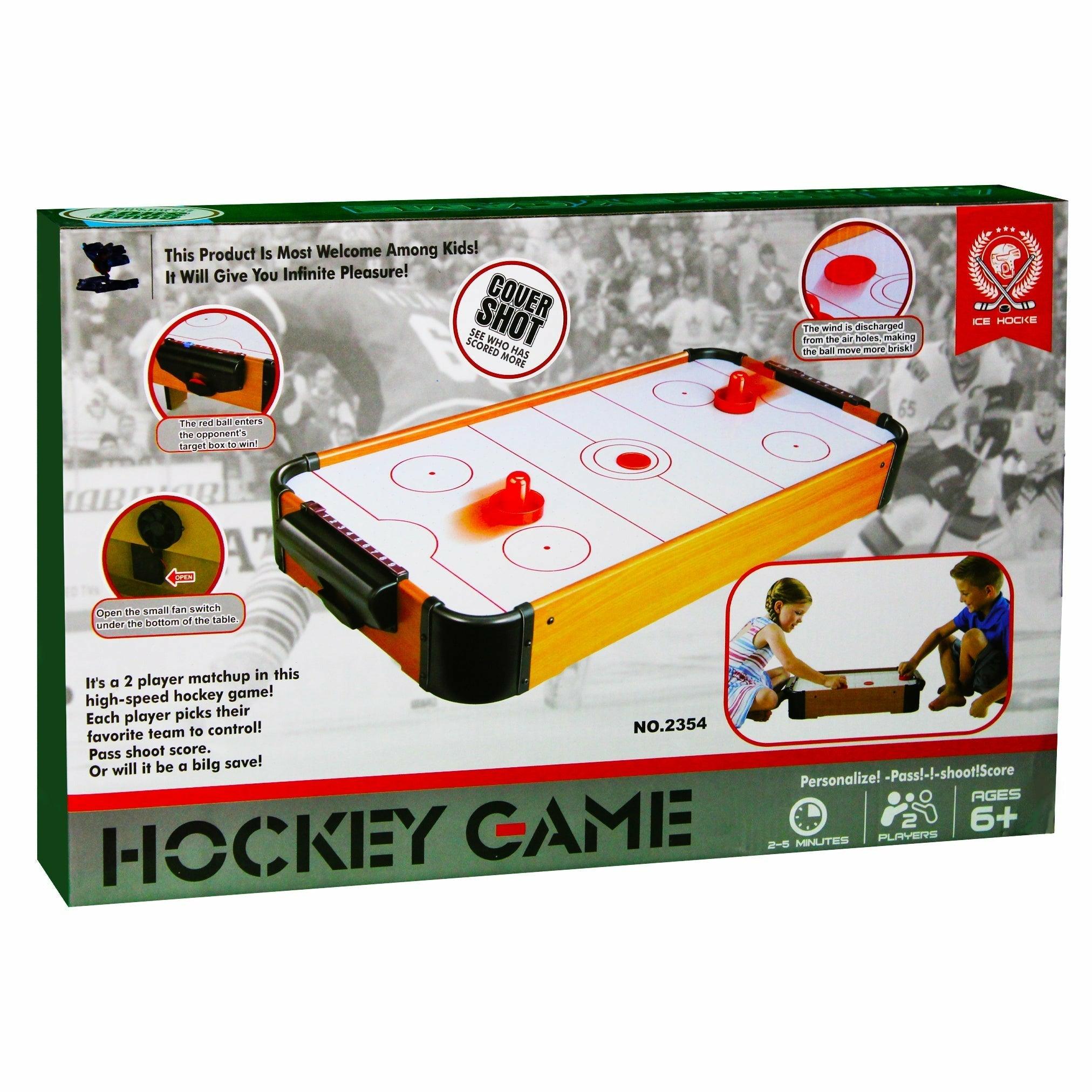 Air Hockey Game Cover Shot 2 Air Action Table Game Play Set - BumbleToys - 5-7 Years, Boys, Girls, Kids Sports & Balls, Toy House