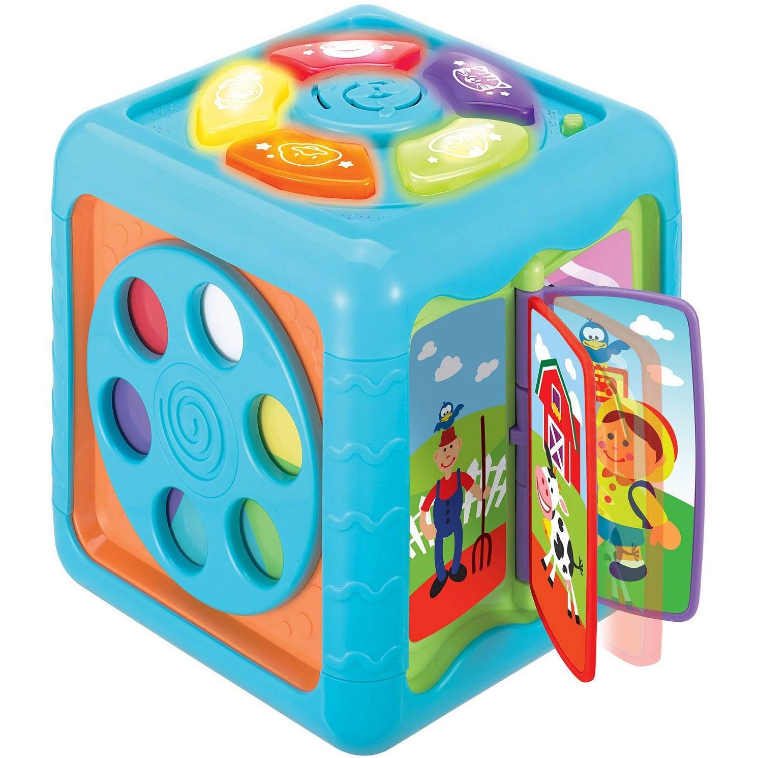 Win Fun Side To Side Discovery Cube - BumbleToys - 0-24 Months, Babies, Boys, Cecil, Girls, Learning Toys, Nursery Toys