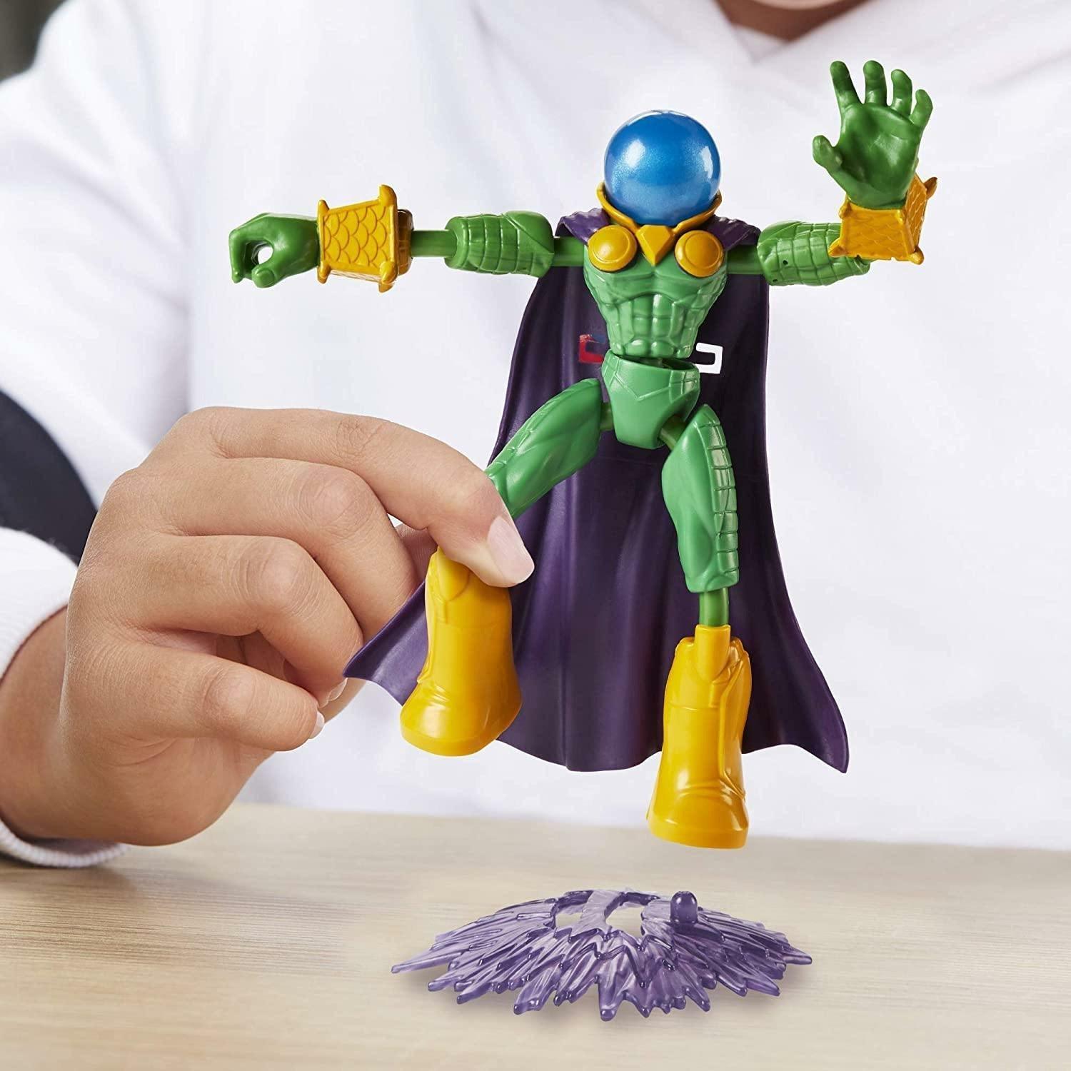 Avengers Marvel Bend and Flex Action Figure Toy 6 Inch Flexible Marvel’s Mysterio - BumbleToys - 5-7 Years, Avengers, Boys, Eagle Plus