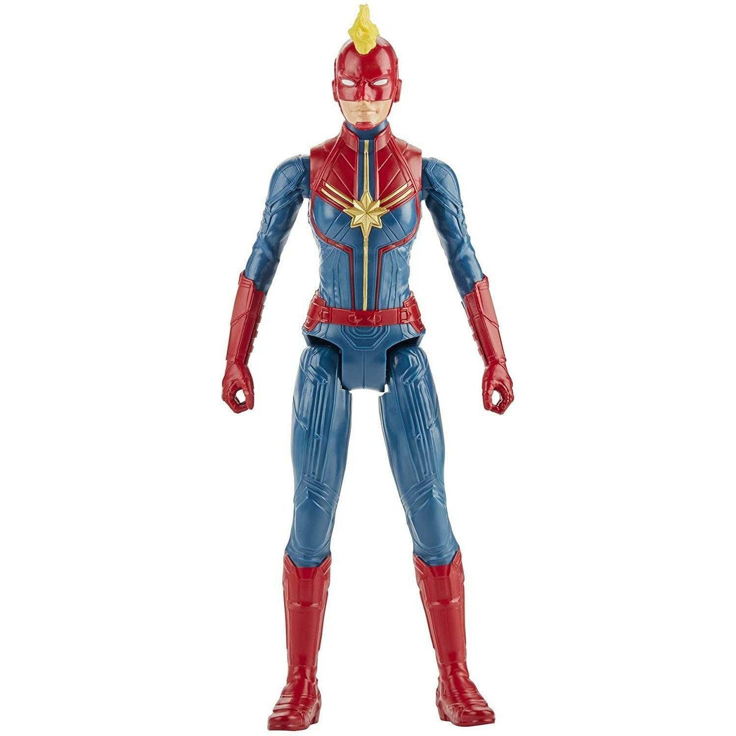 Avengers Titan Hero Blast Gear Action Figure 12 Inch - Captain Marvel - BumbleToys - 5-7 Years, Boys, Captain Marvel, Eagle Plus, Figures