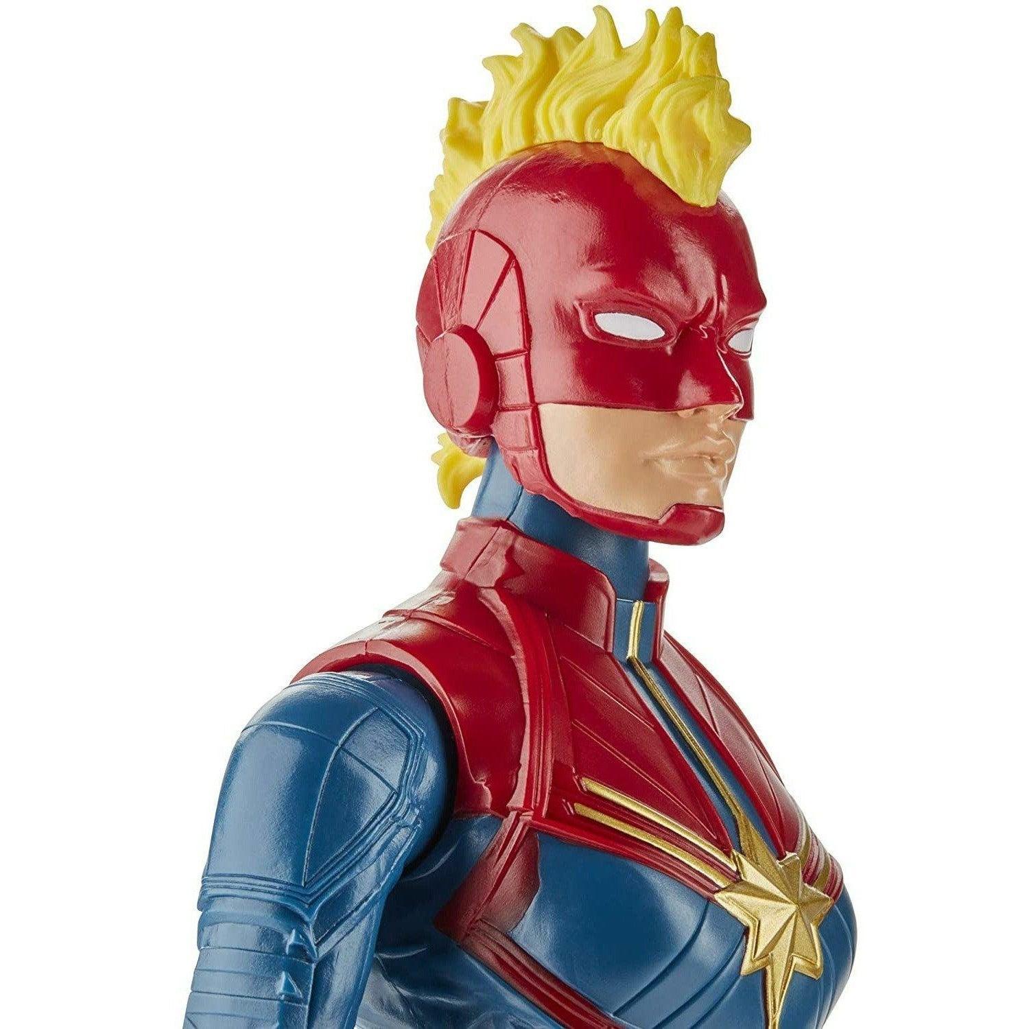 Avengers Titan Hero Blast Gear Action Figure 12 Inch - Captain Marvel - BumbleToys - 5-7 Years, Boys, Captain Marvel, Eagle Plus, Figures