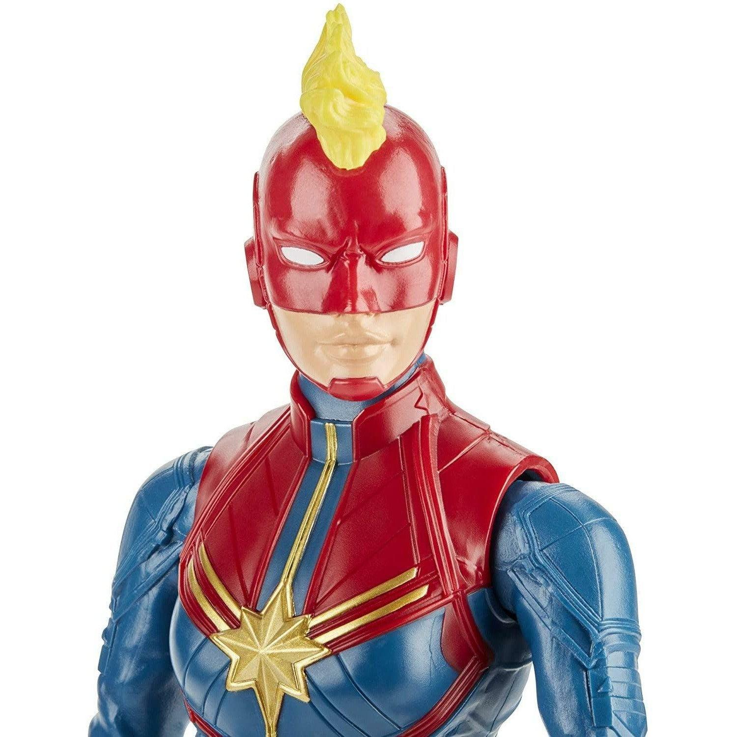 Avengers Titan Hero Blast Gear Action Figure 12 Inch - Captain Marvel - BumbleToys - 5-7 Years, Boys, Captain Marvel, Eagle Plus, Figures
